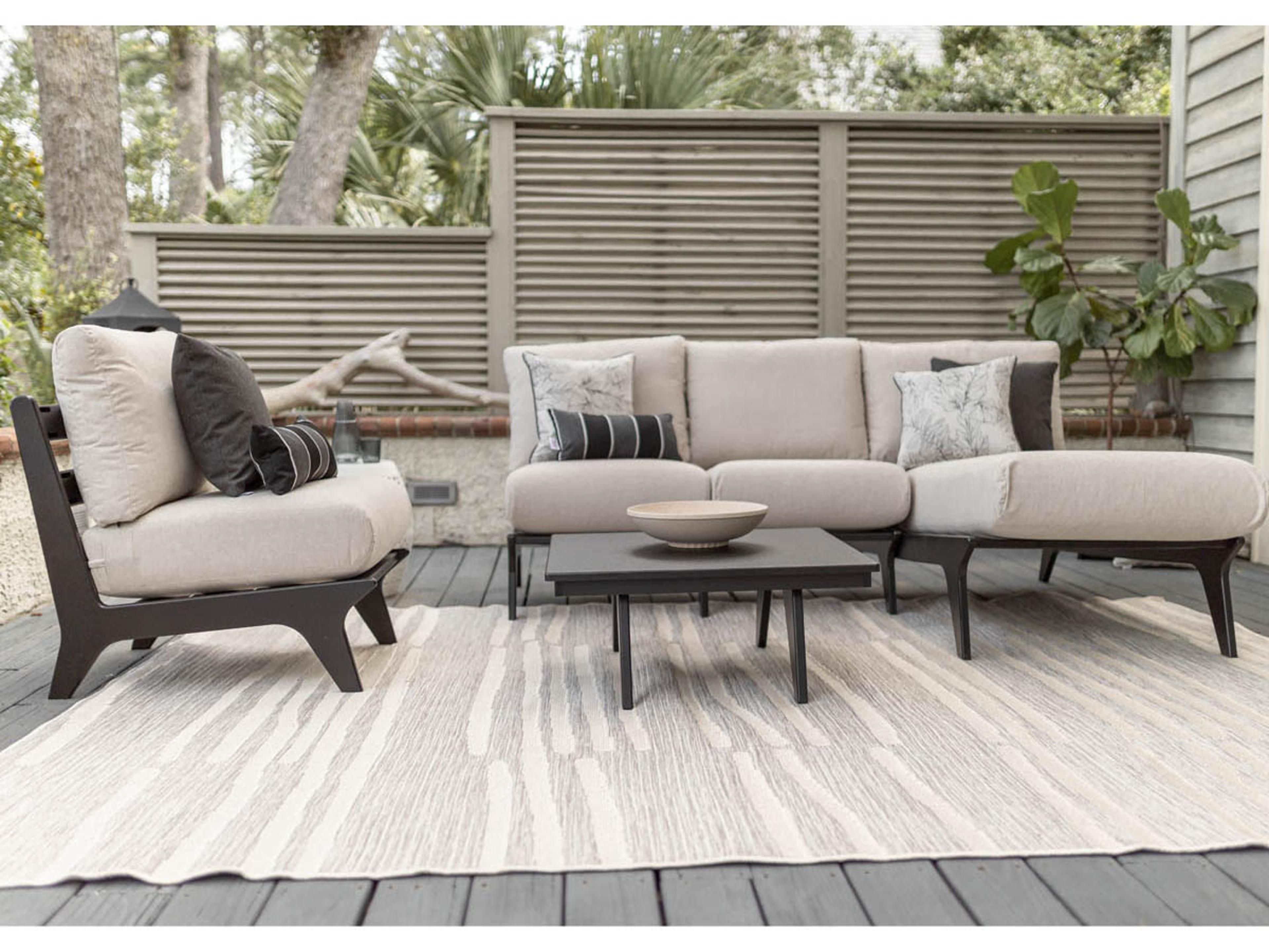 Berlin Gardens Hartley Recycled Plastic Cushion Patio Lounge Set