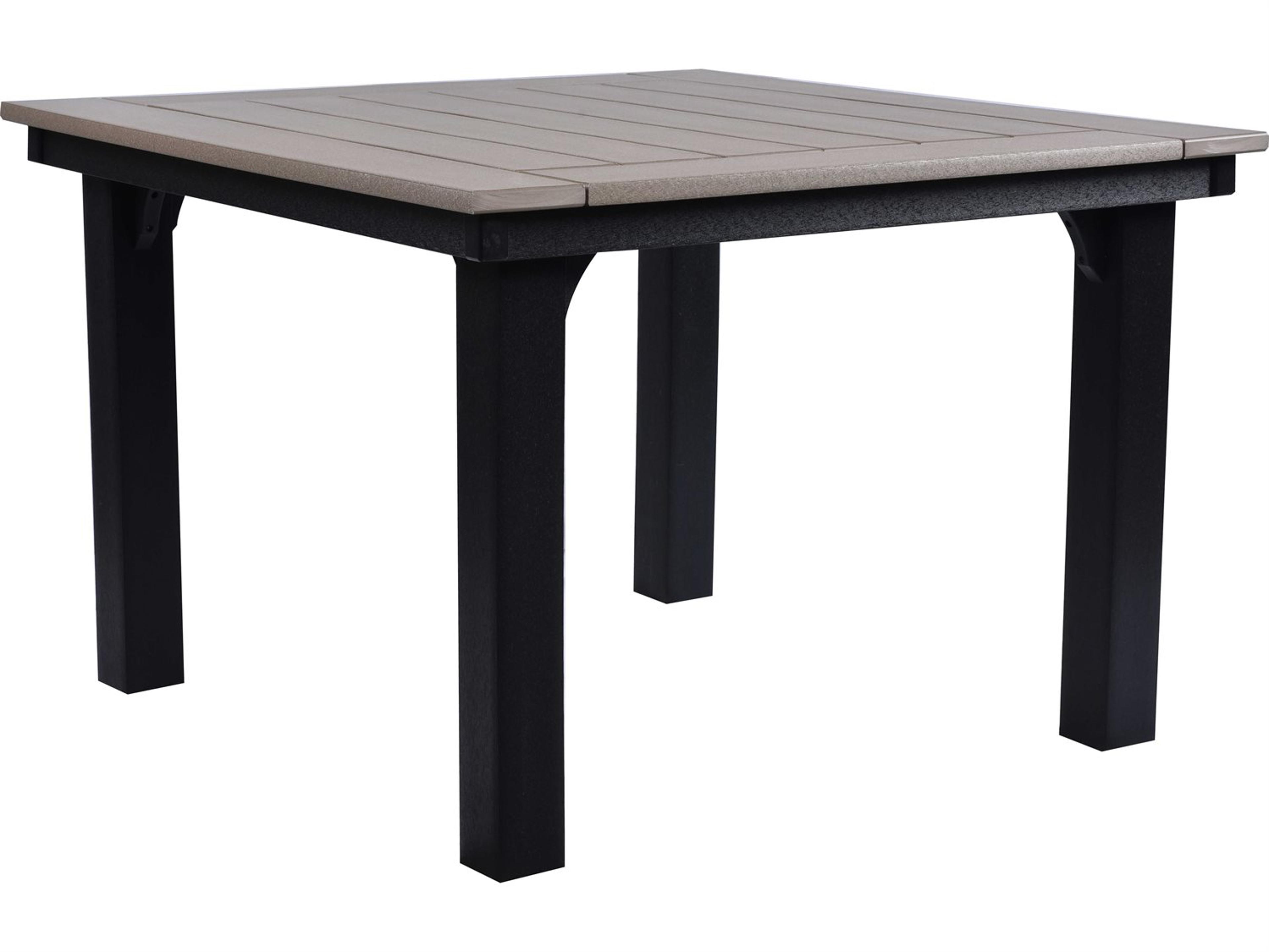 Berlin Gardens Homestead Recycled Plastic Square Outdoor Dining Table