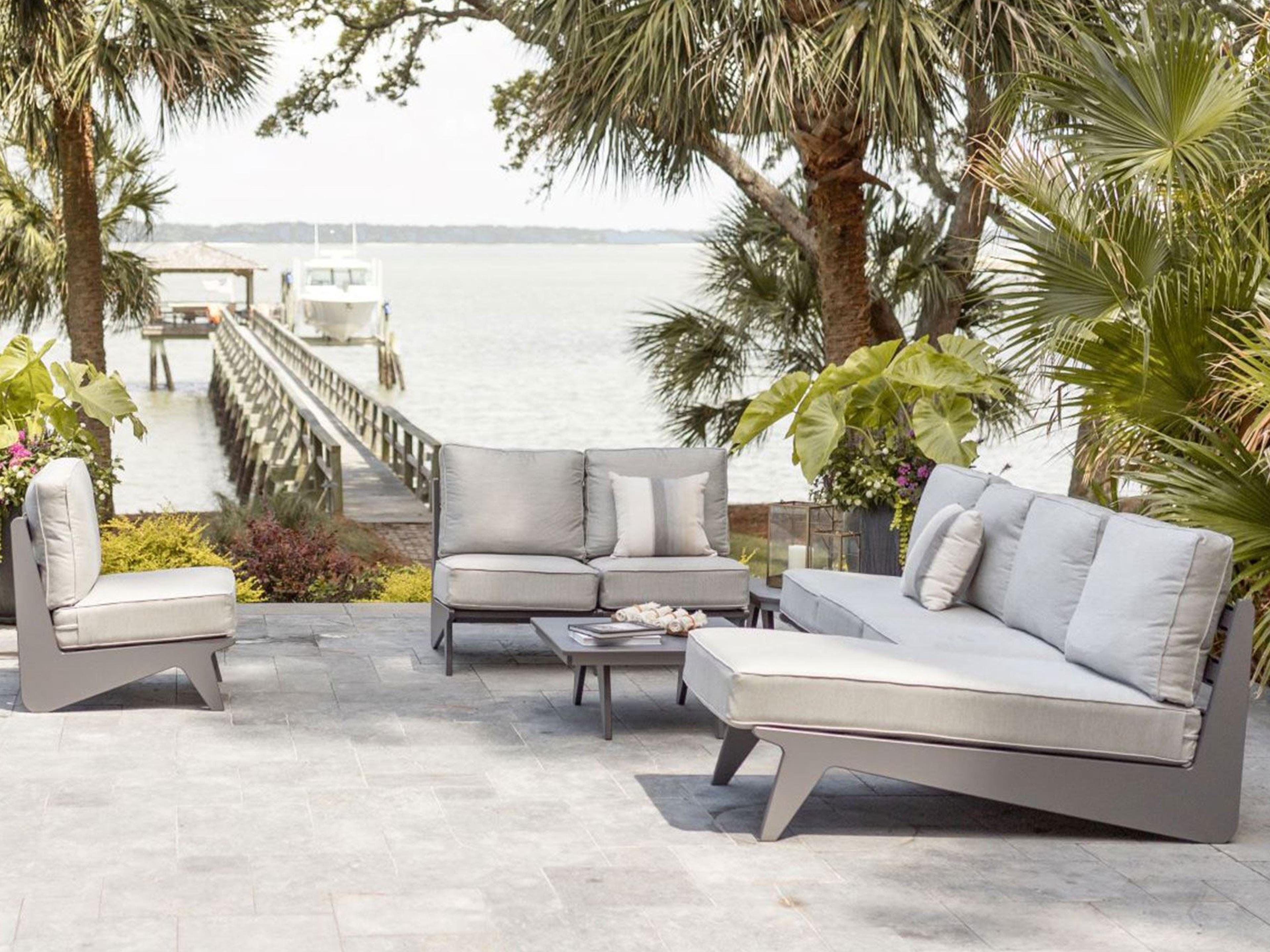 Berlin Gardens Holland Recycled Plastic Cushion Patio Lounge Set