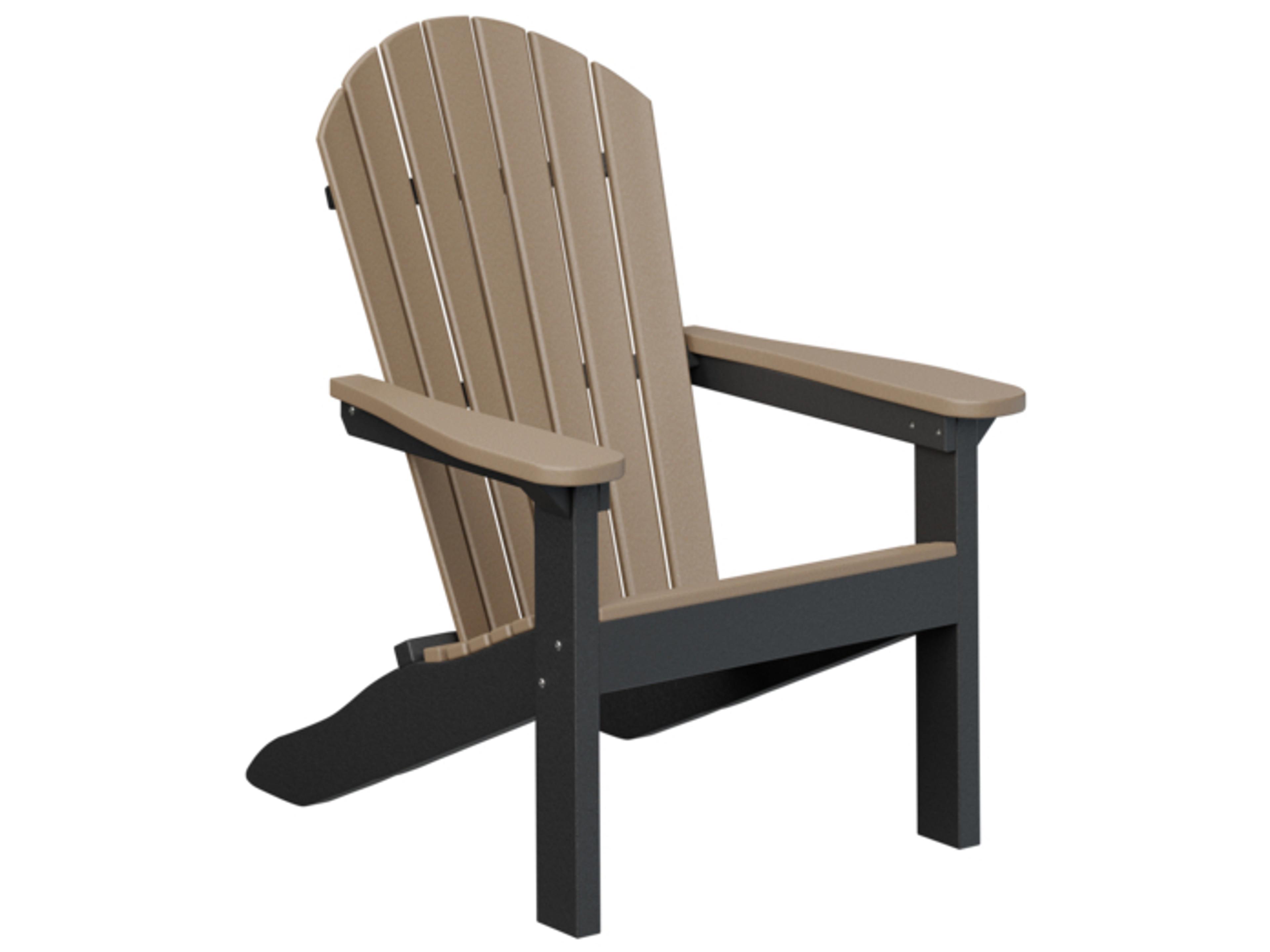 Berlin Gardens Comfo-Back Recycled Plastic Kids Patio Adirondack Chair