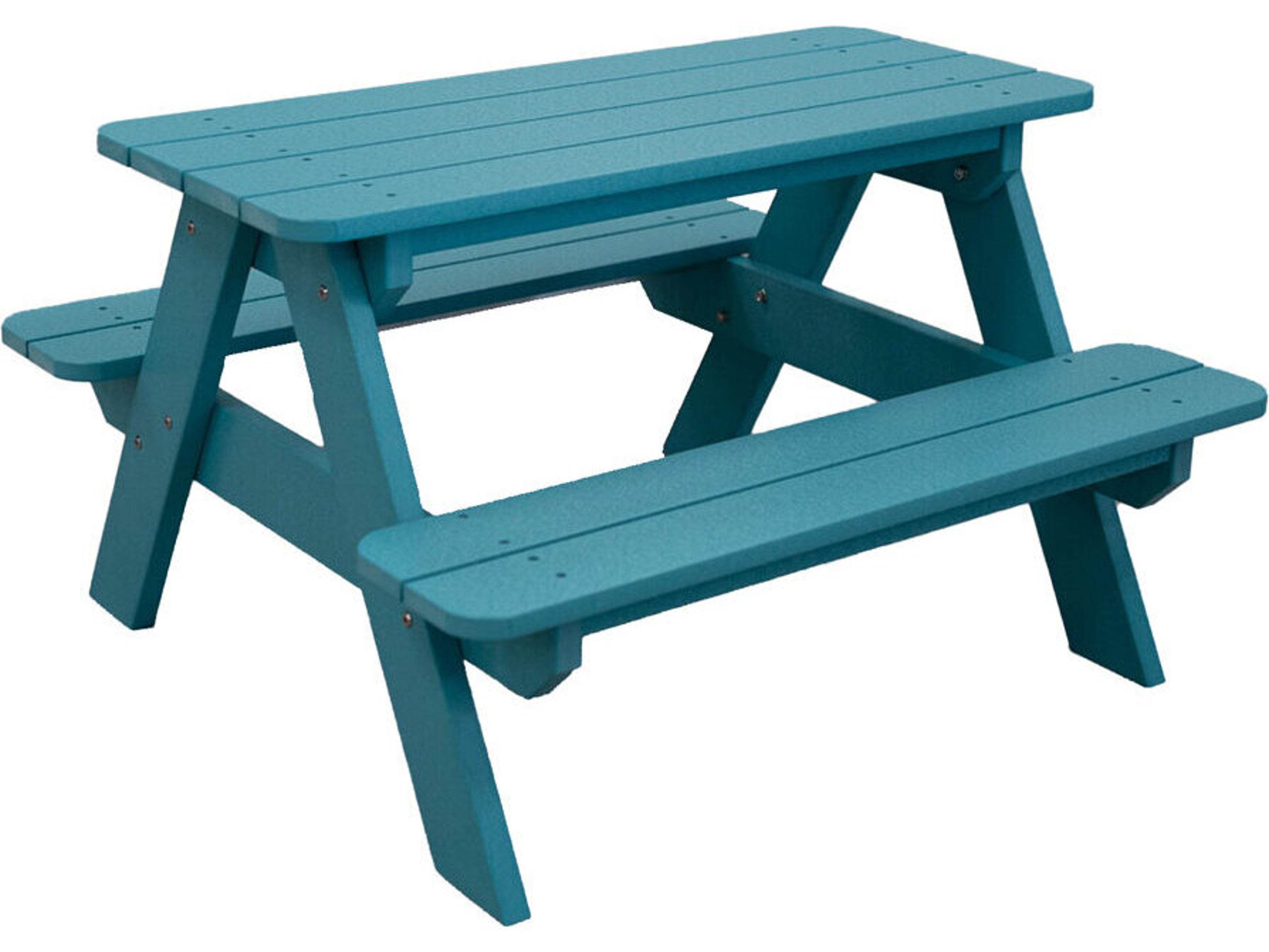 Berlin Gardens Kids Recycled Plastic Patio Picnic Table