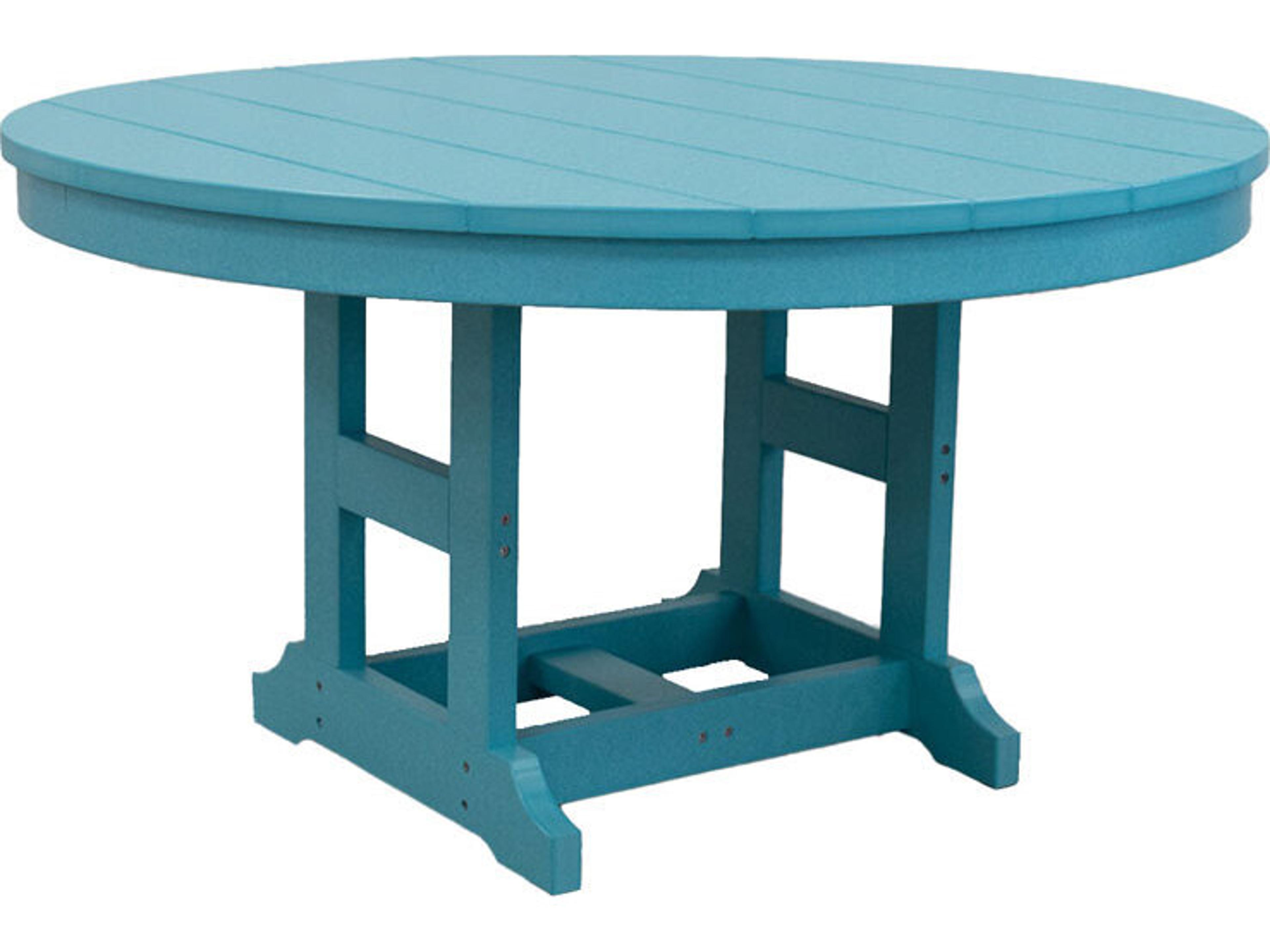 Berlin Gardens Kids Recycled Plastic Round Outdoor Patio Dining Table