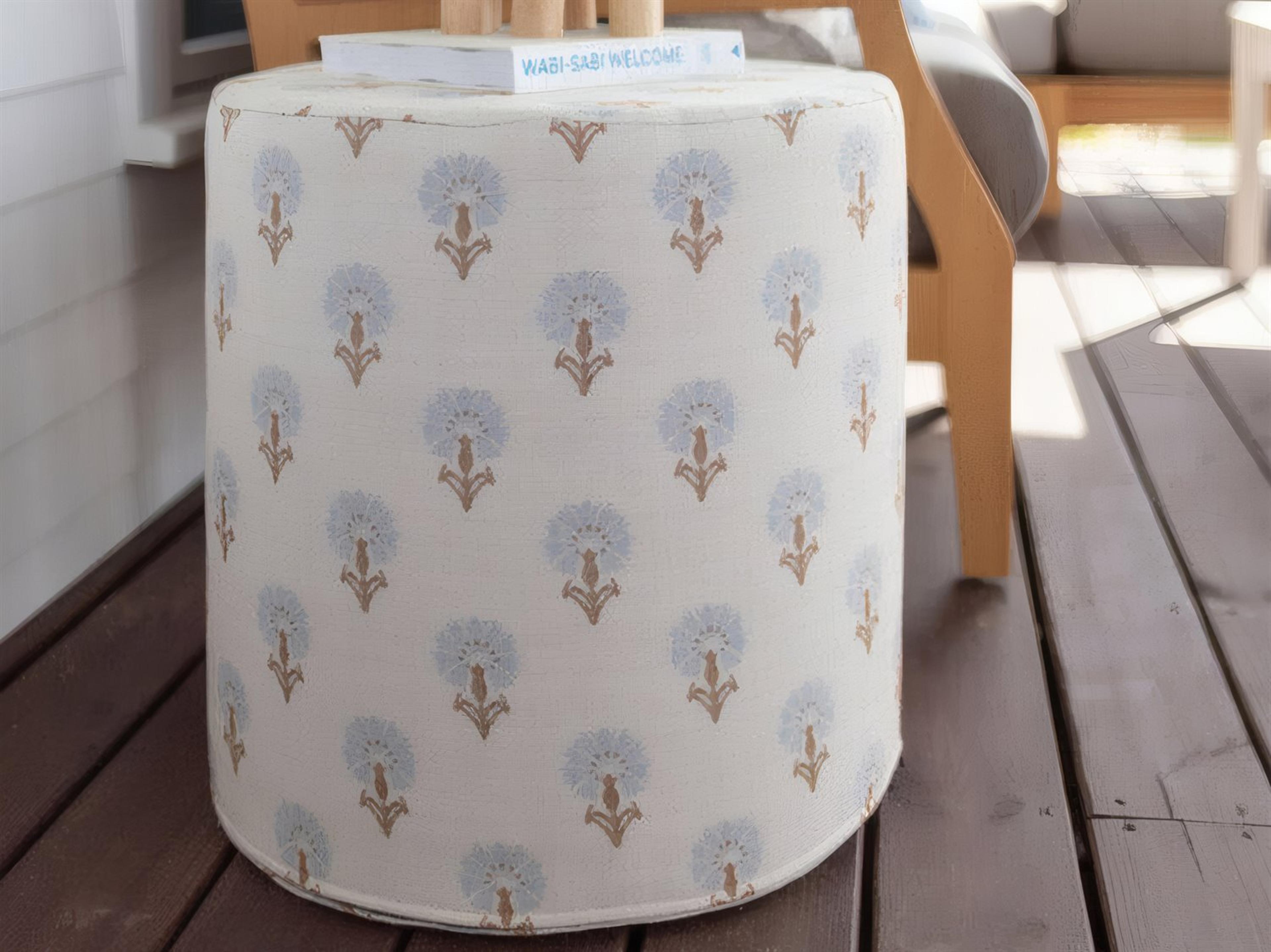 Berlin Gardens Lily Hive 18x18x18 Round Pouf