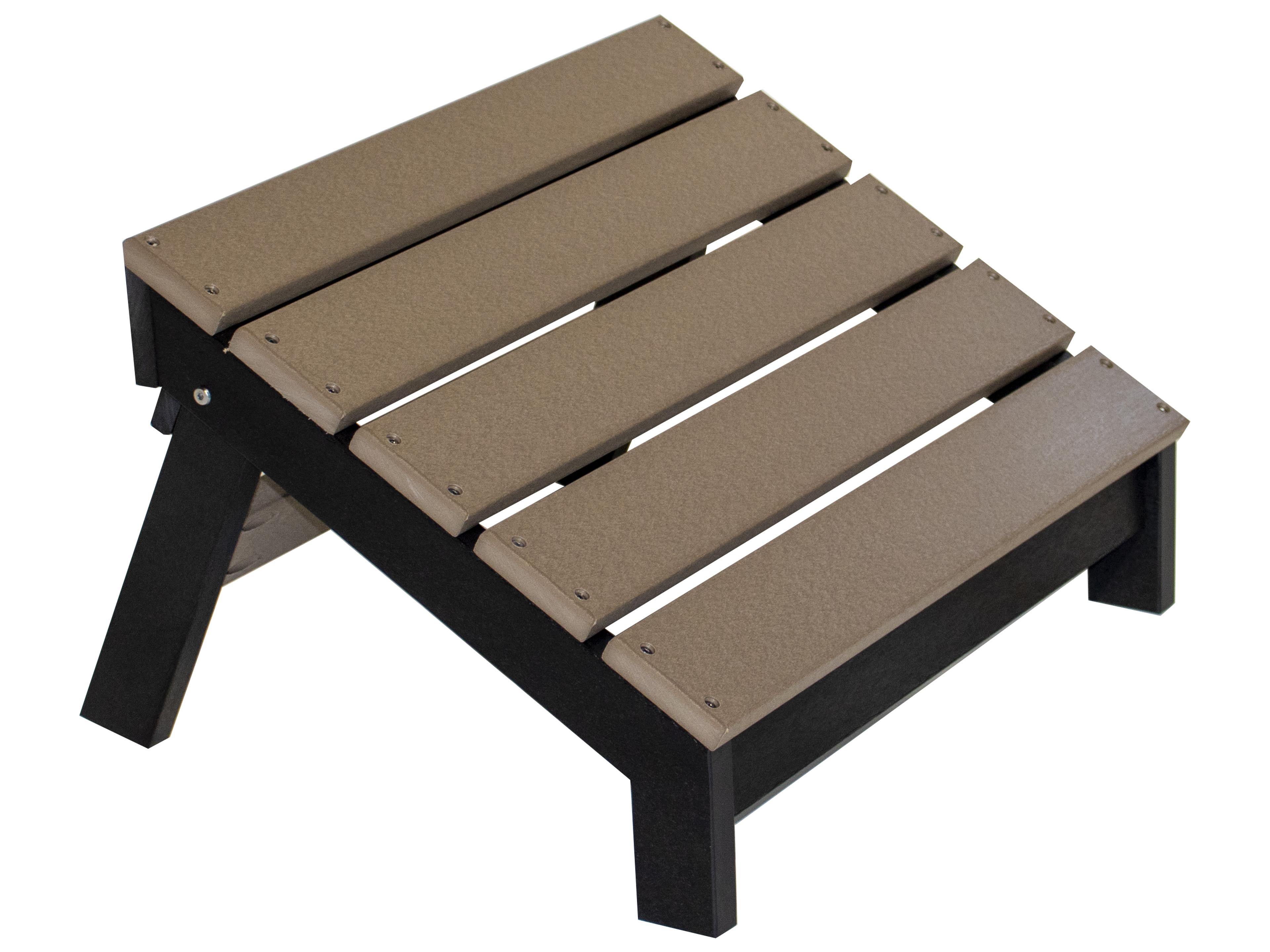 Berlin Gardens Accessories Recycled Plastic Mayhew Folding Footstool
