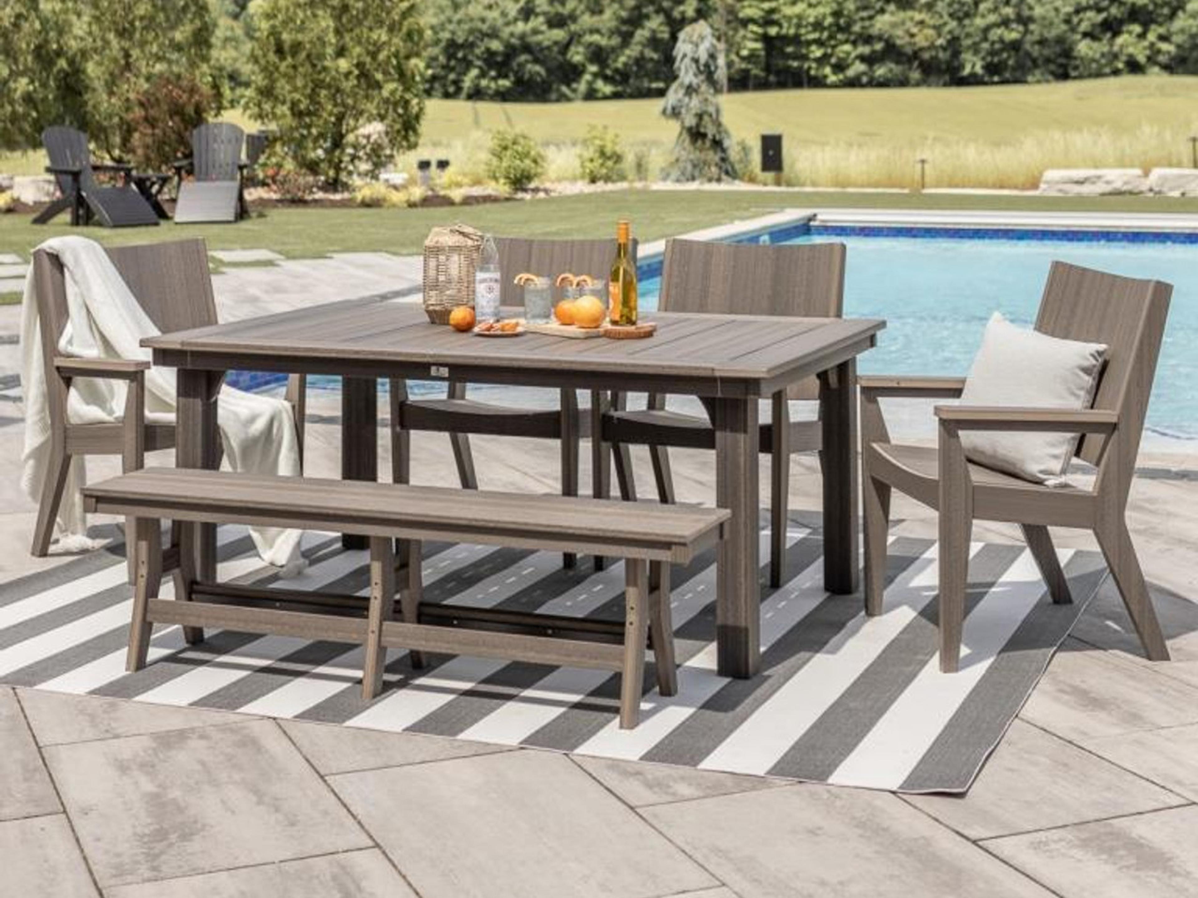 Berlin Gardens Mayhew Recycled Plastic Patio Dining Set