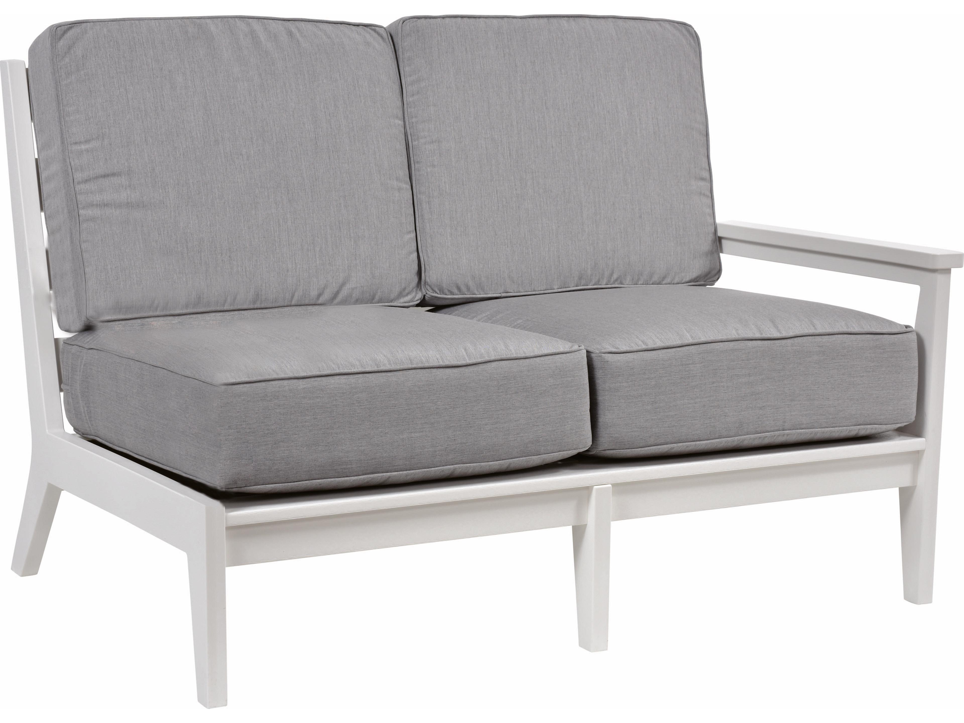 Berlin Gardens Mayhew Recycled Plastic Left Arm Patio Loveseat