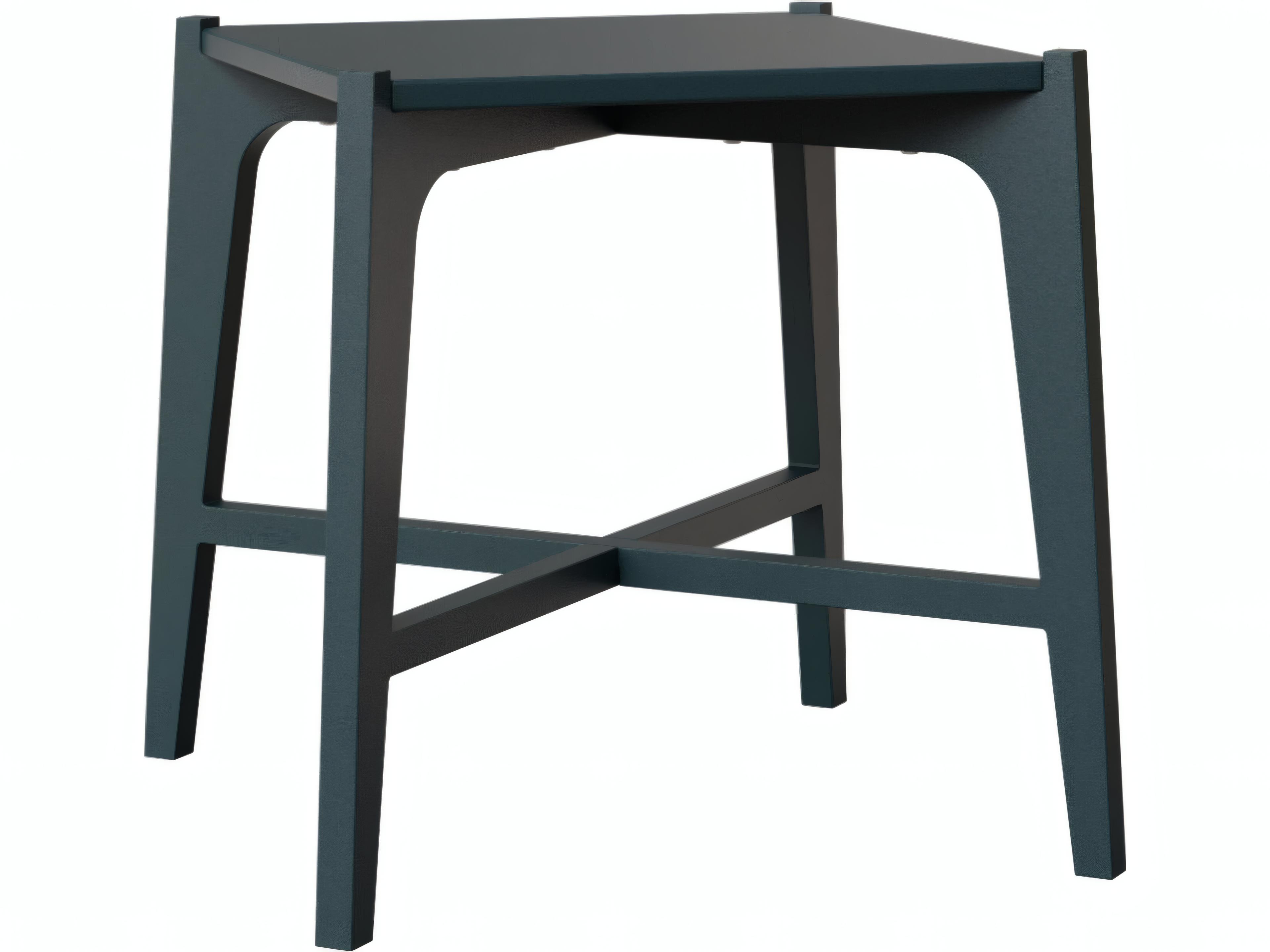Berlin Gardens Mgp Recycled Plastic 20.5" Square Side Table