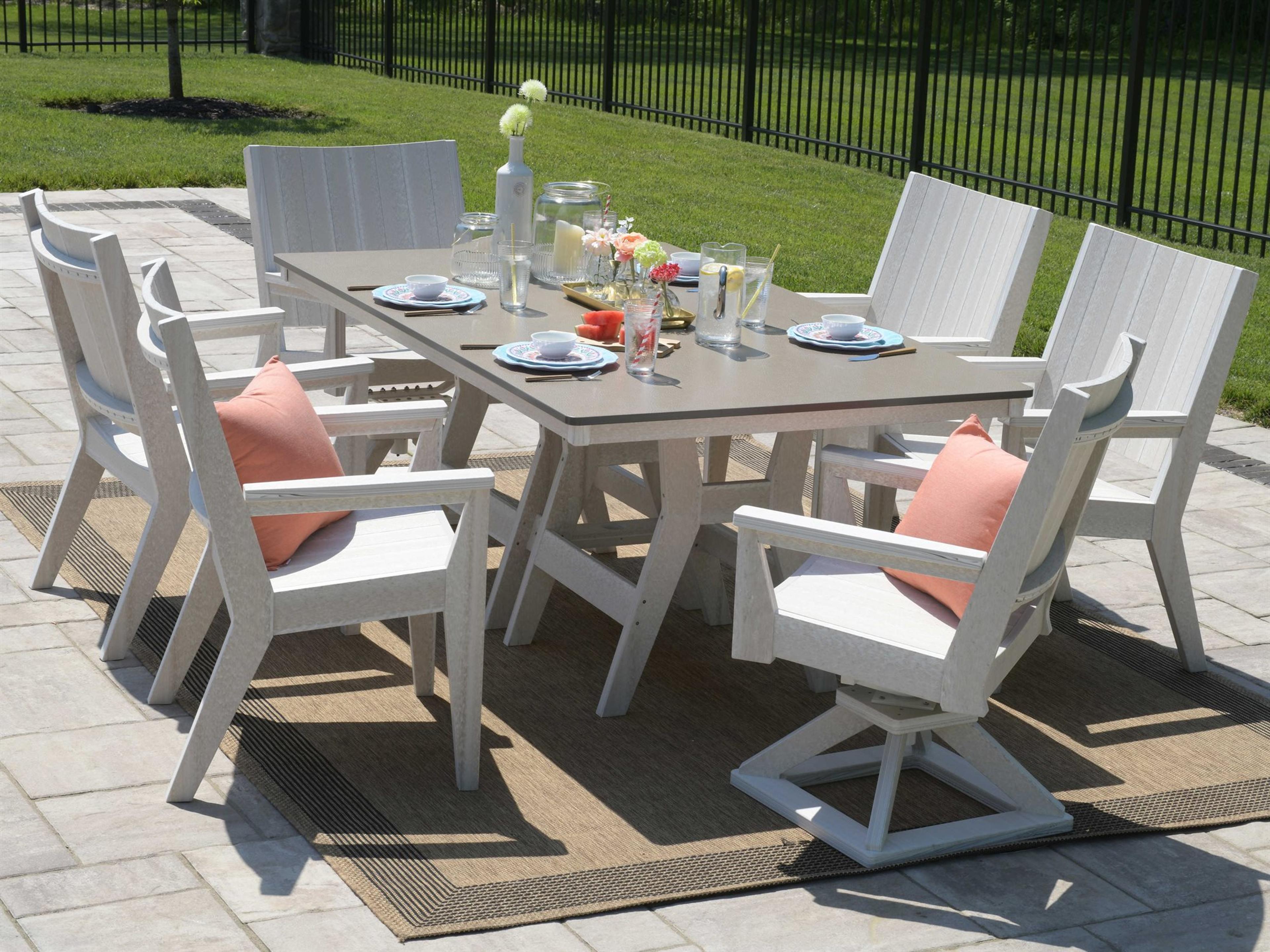 Berlin Gardens Manhew Recycled Plastic Patio Dining Set
