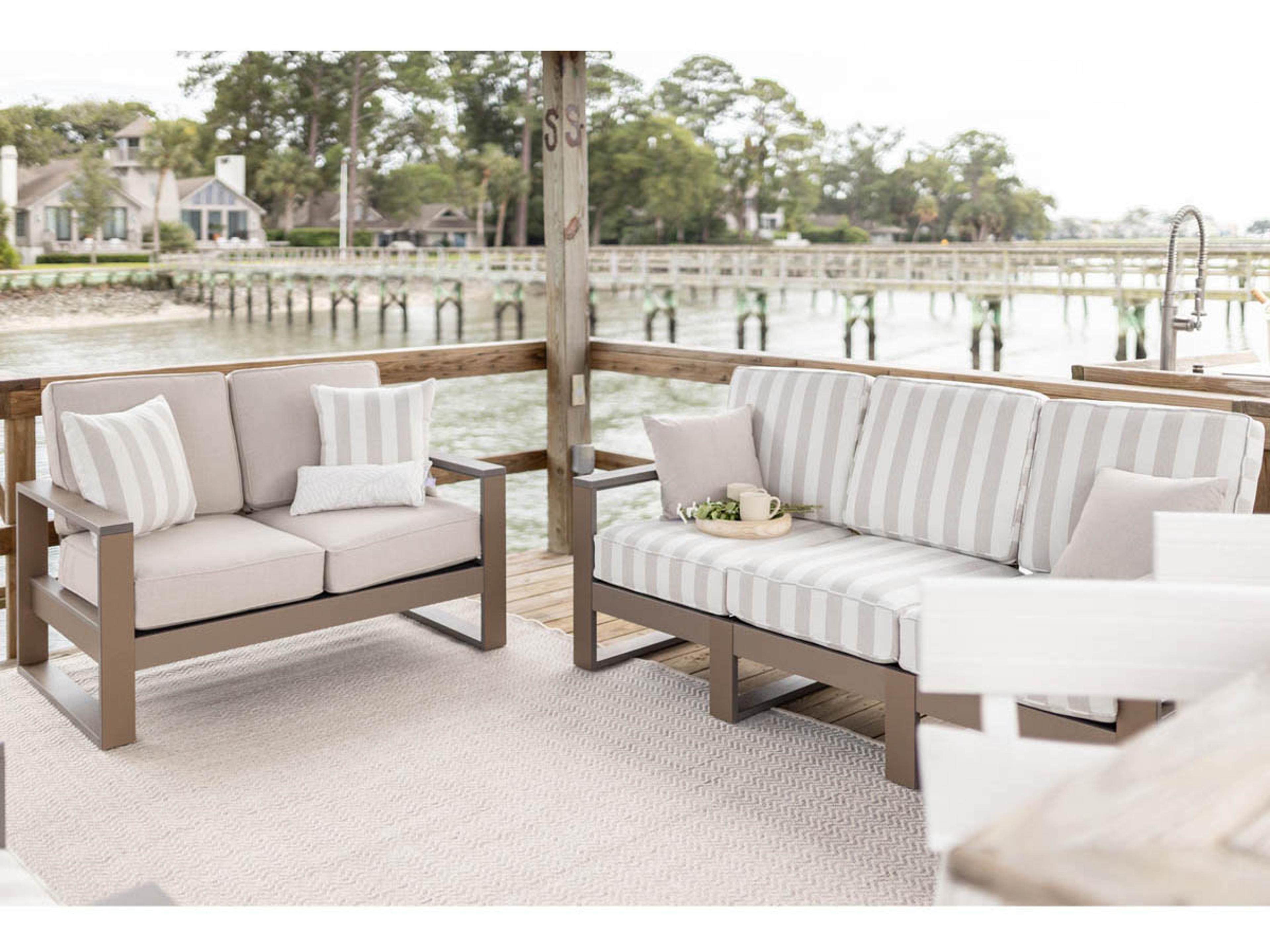 Berlin Gardens Nordic Recycled Plastic Cushion Outdoor Lounge Set