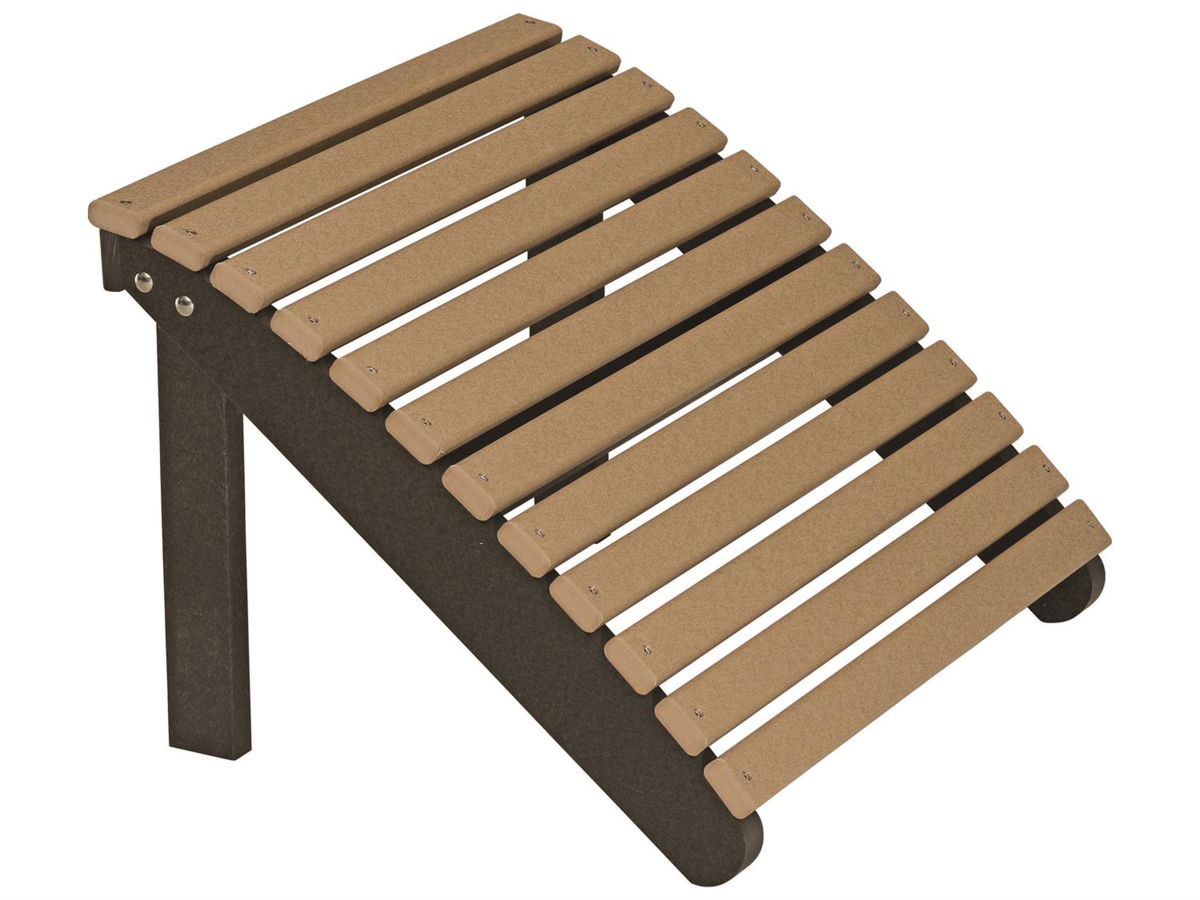 Berlin Gardens Accessories Recycled Plastic Adirondack Footstool