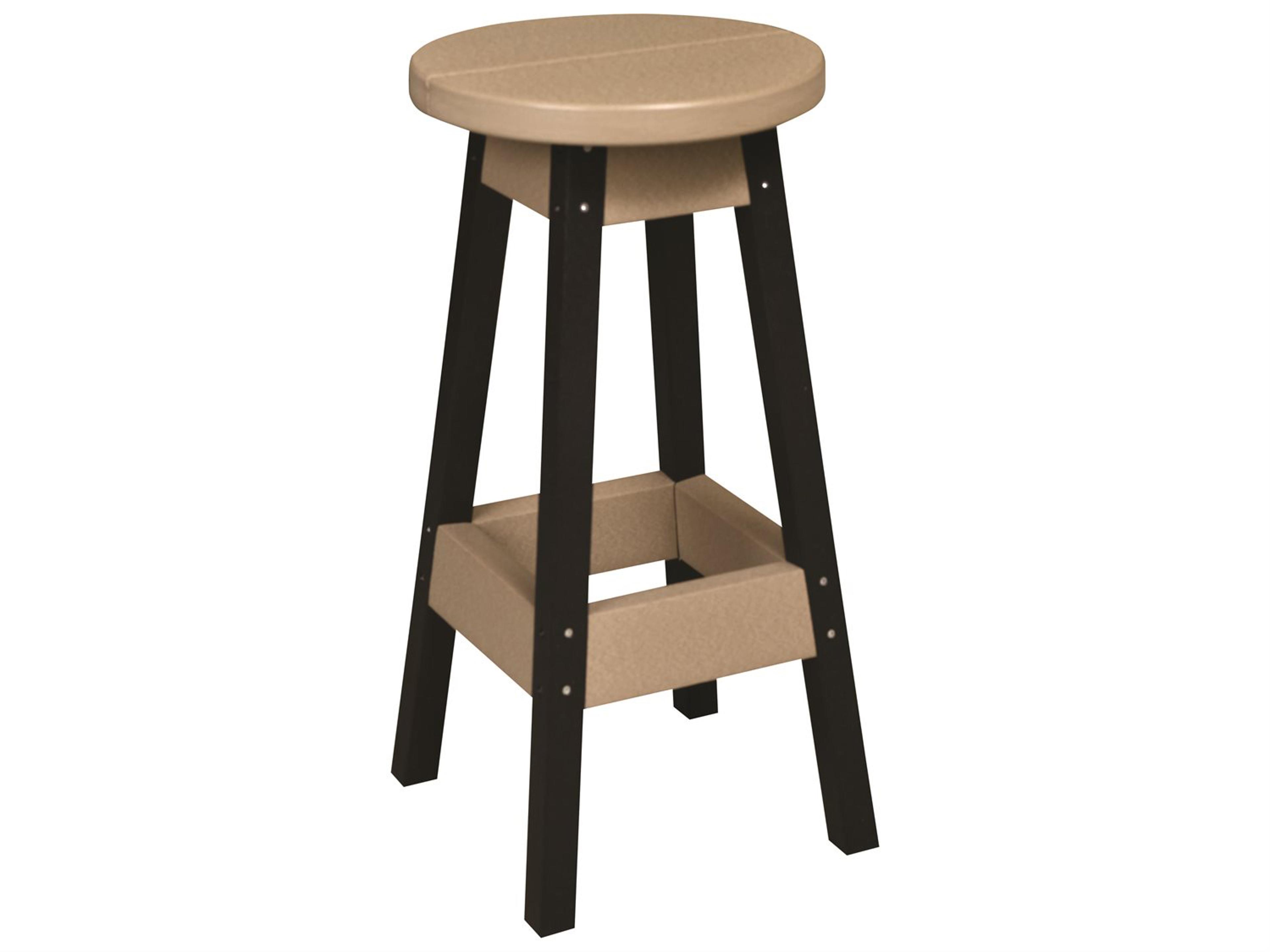 Berlin Gardens Recycled Plastic Outdoor Bar Stool
