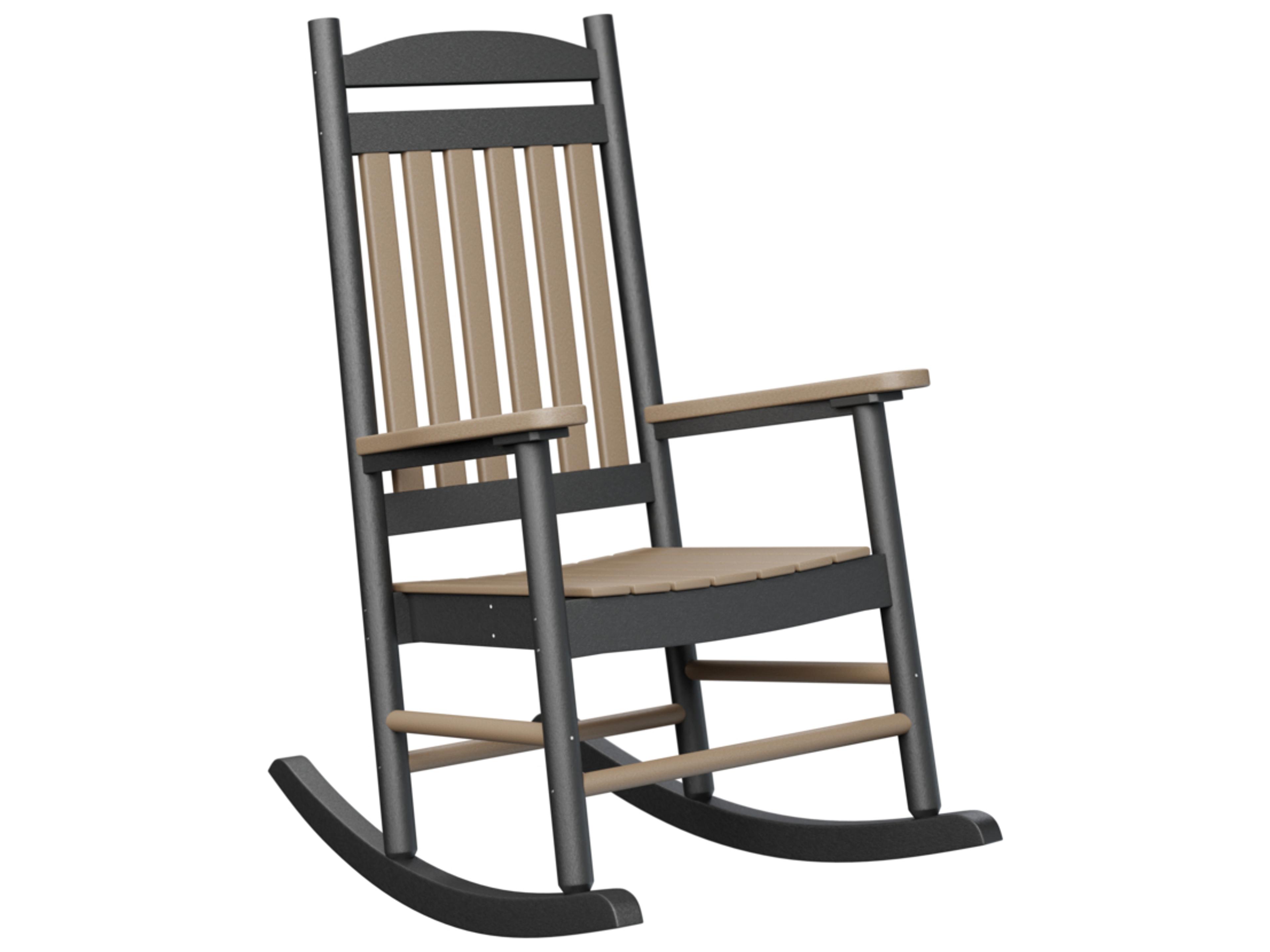 Berlin Gardens Casual Back Recycled Plastic Porch Outdoor Rocker