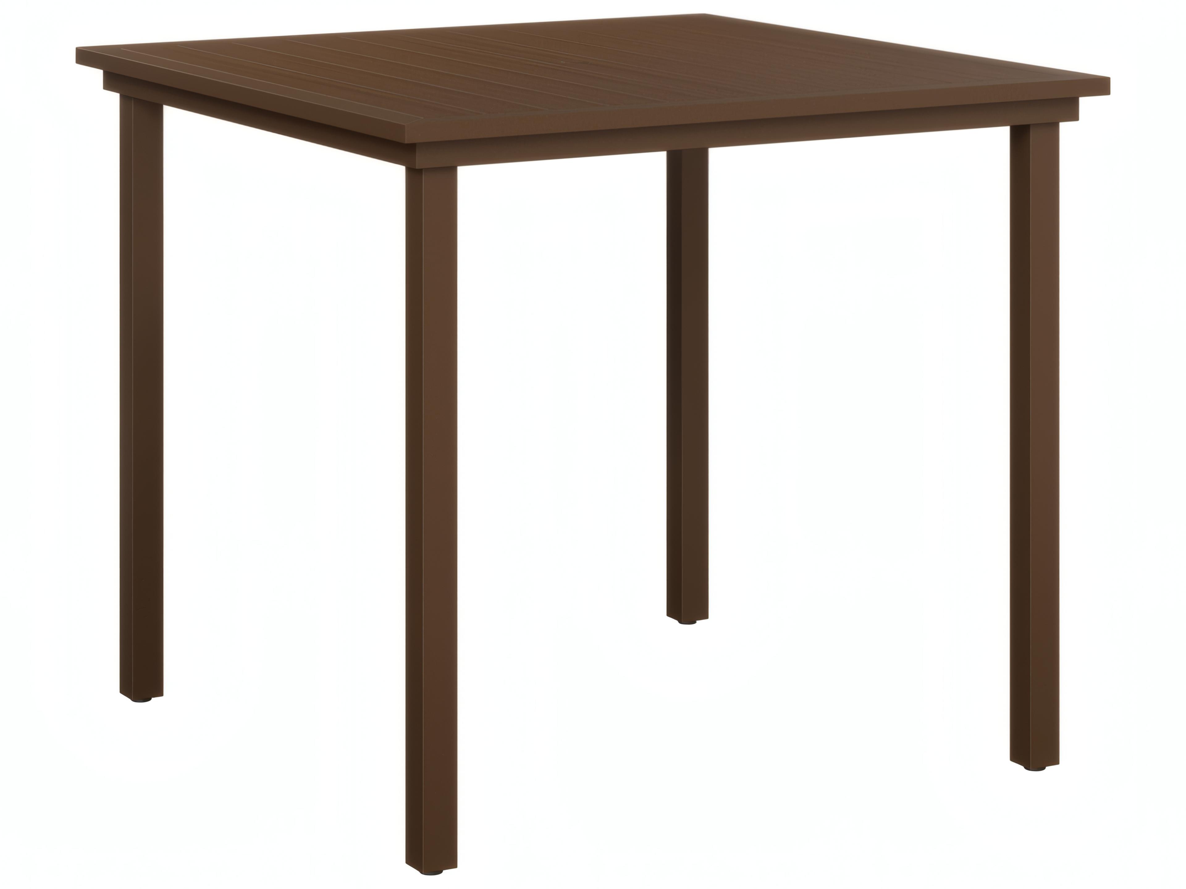 Berlin Gardens Vida Aluminum Poly 44" Square Bar Table