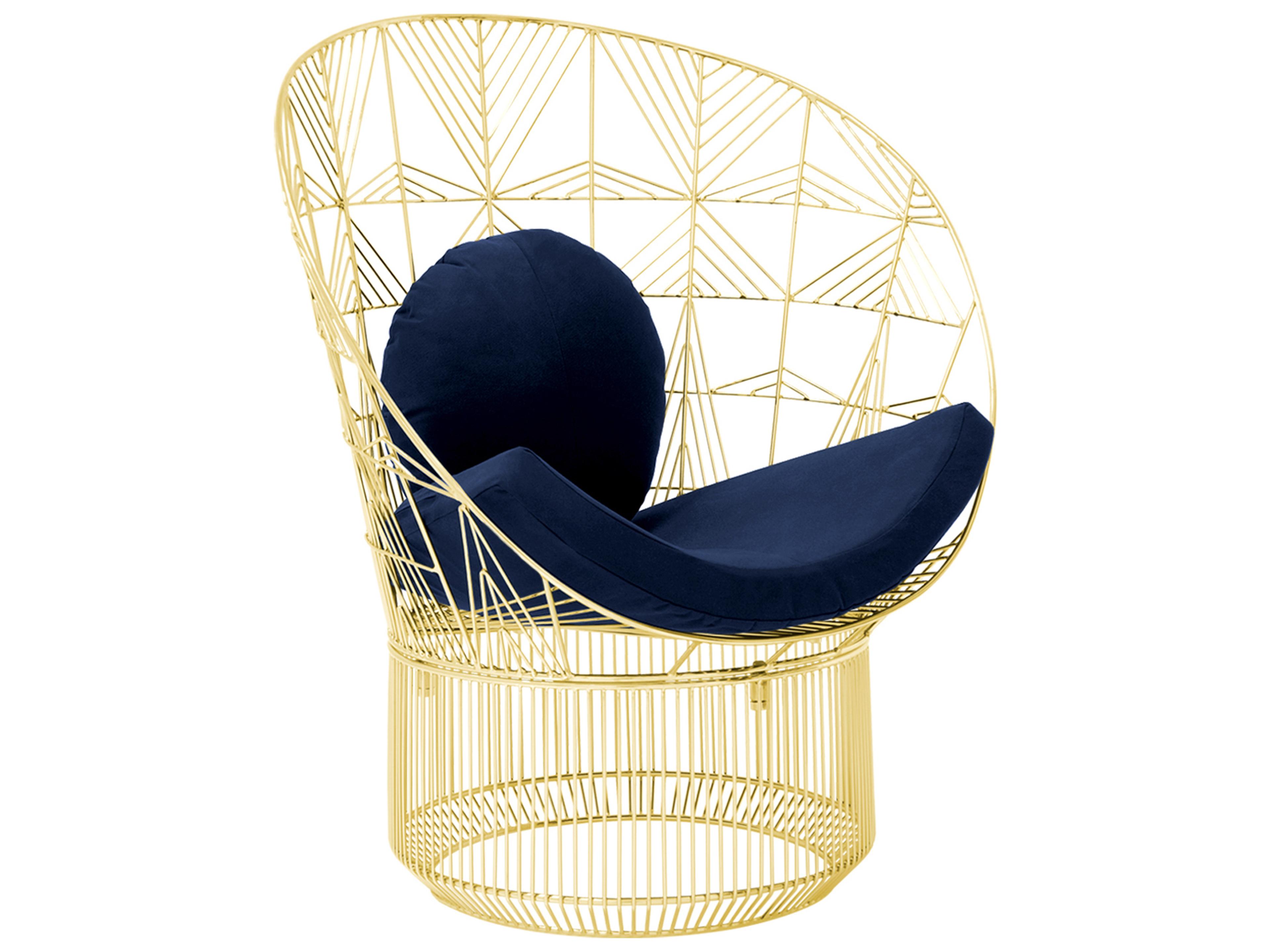 Bend Goods Peacock Navy Pad & Pillow