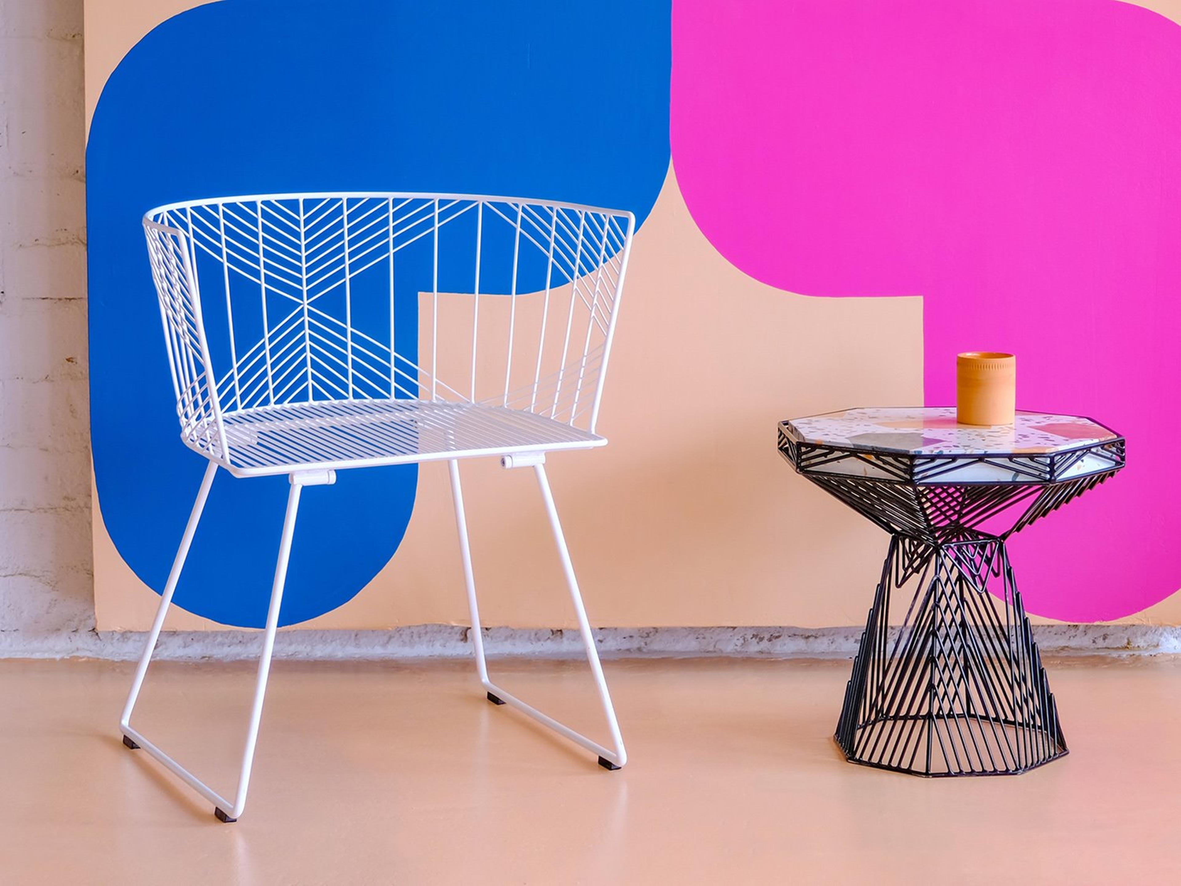 Bend Goods Outdoor Captain Galvanized Iron Lounge Set