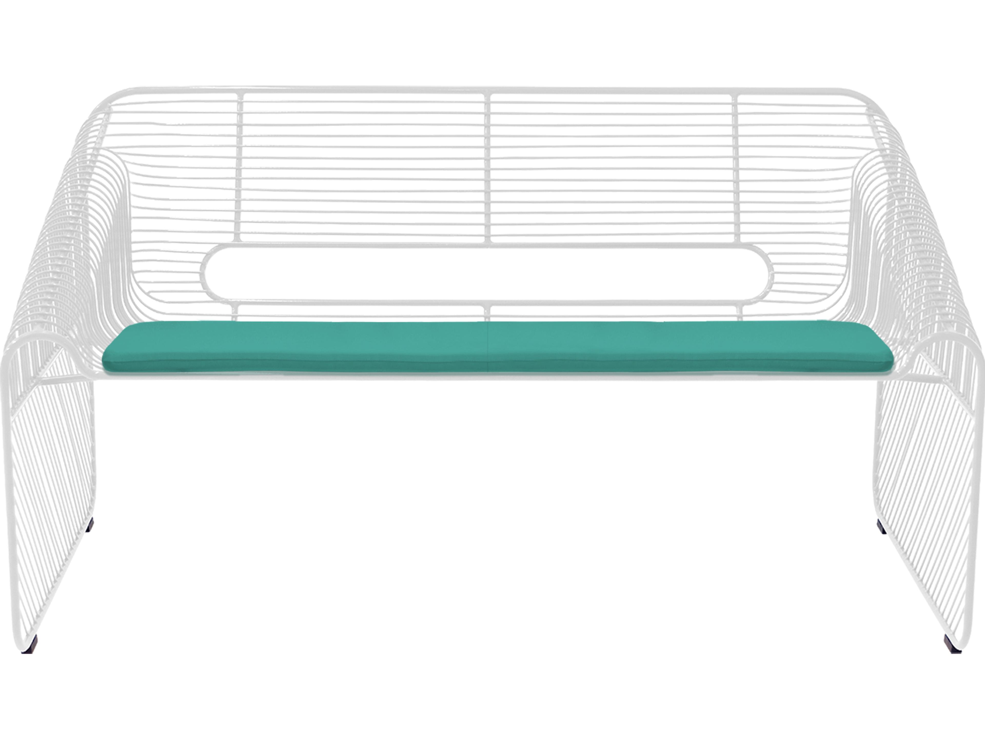 Bend Goods Outdoor Loveseat Teal Seat Pad