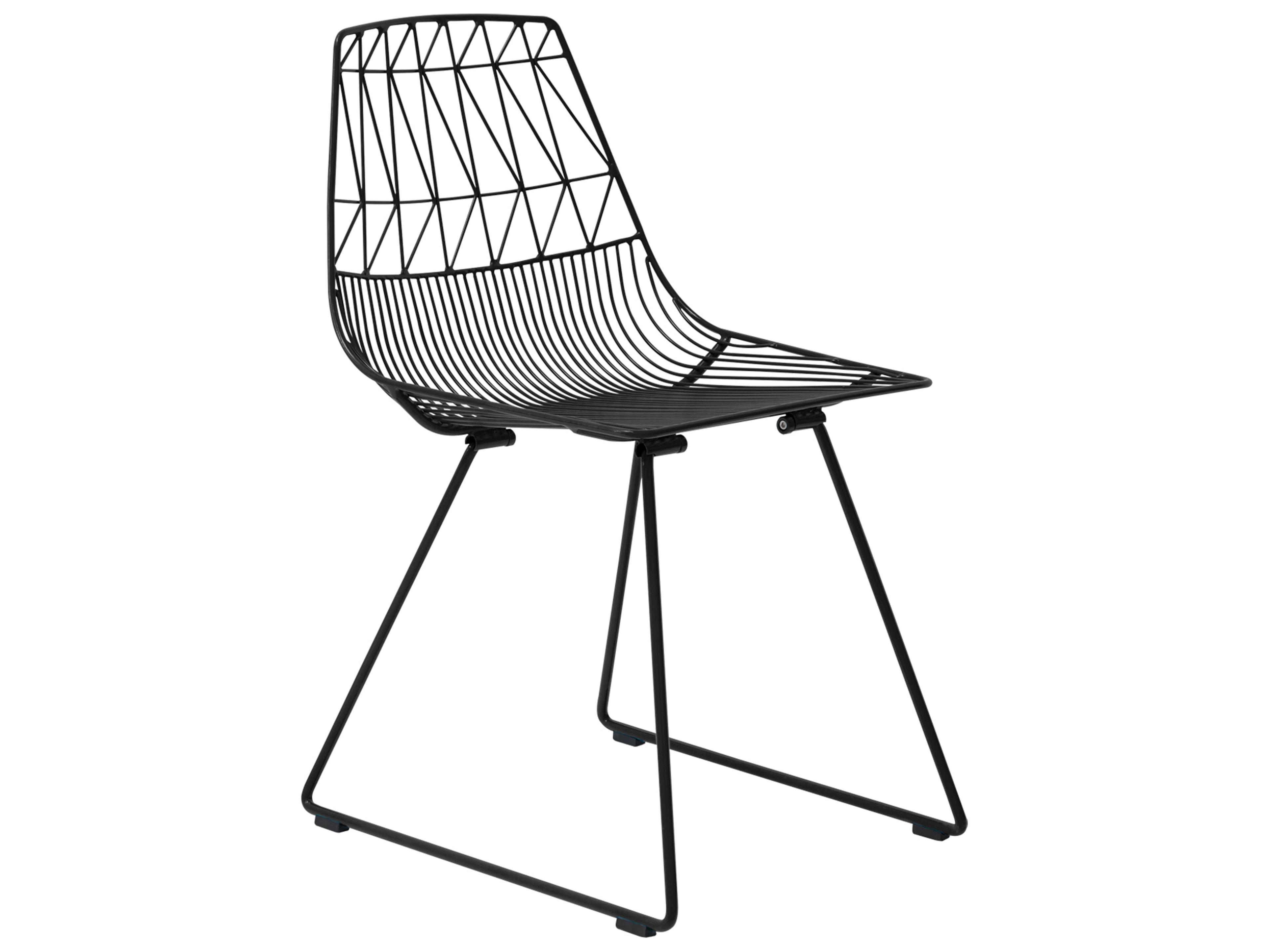 Bend Goods Outdoor Lucy Galvanized Iron Black Dining Chair