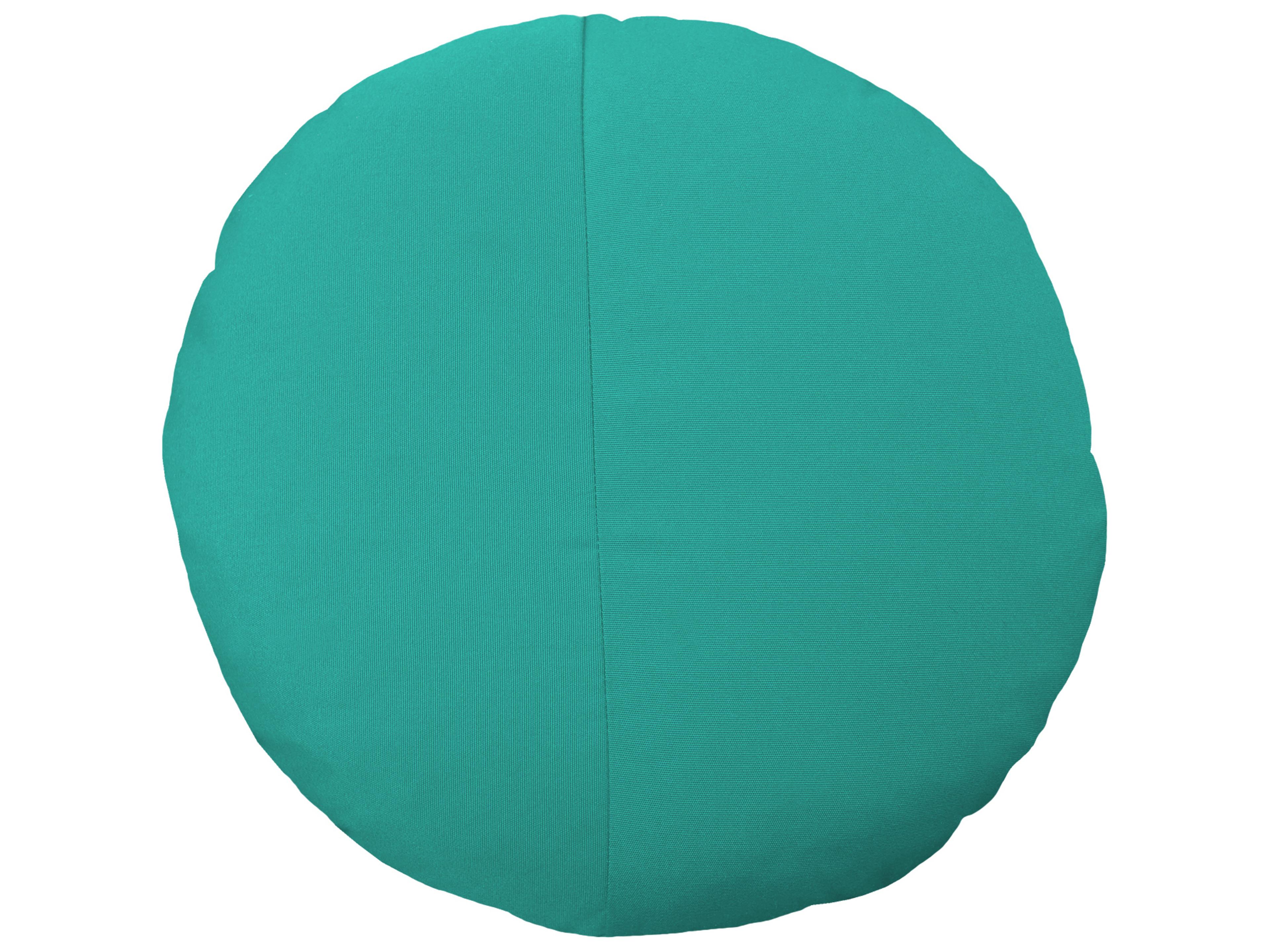 Teal 15'' Round Throw Pillow