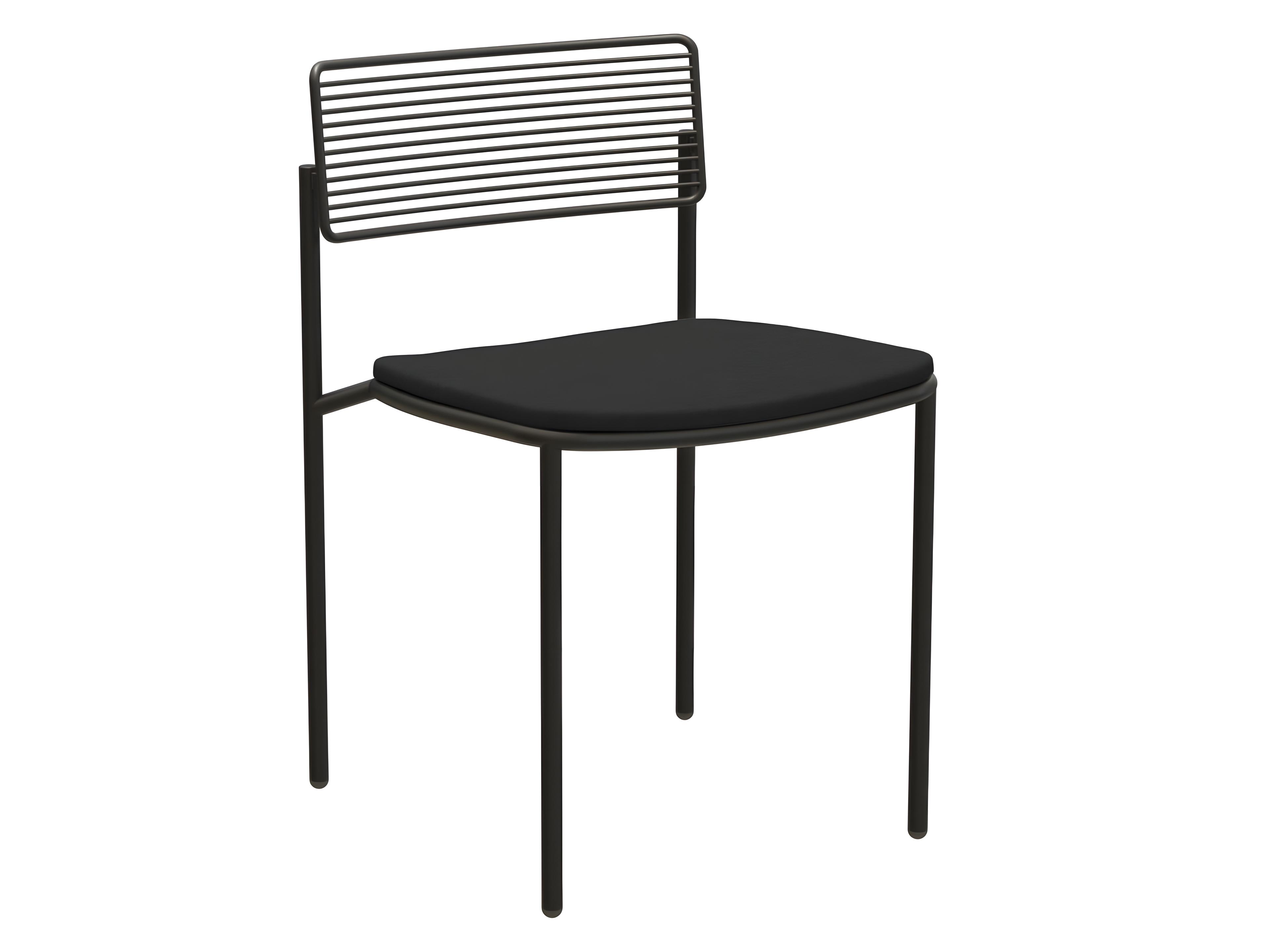 Bend Goods Outdoor Rachel Bar Stool Seat Pad in Black