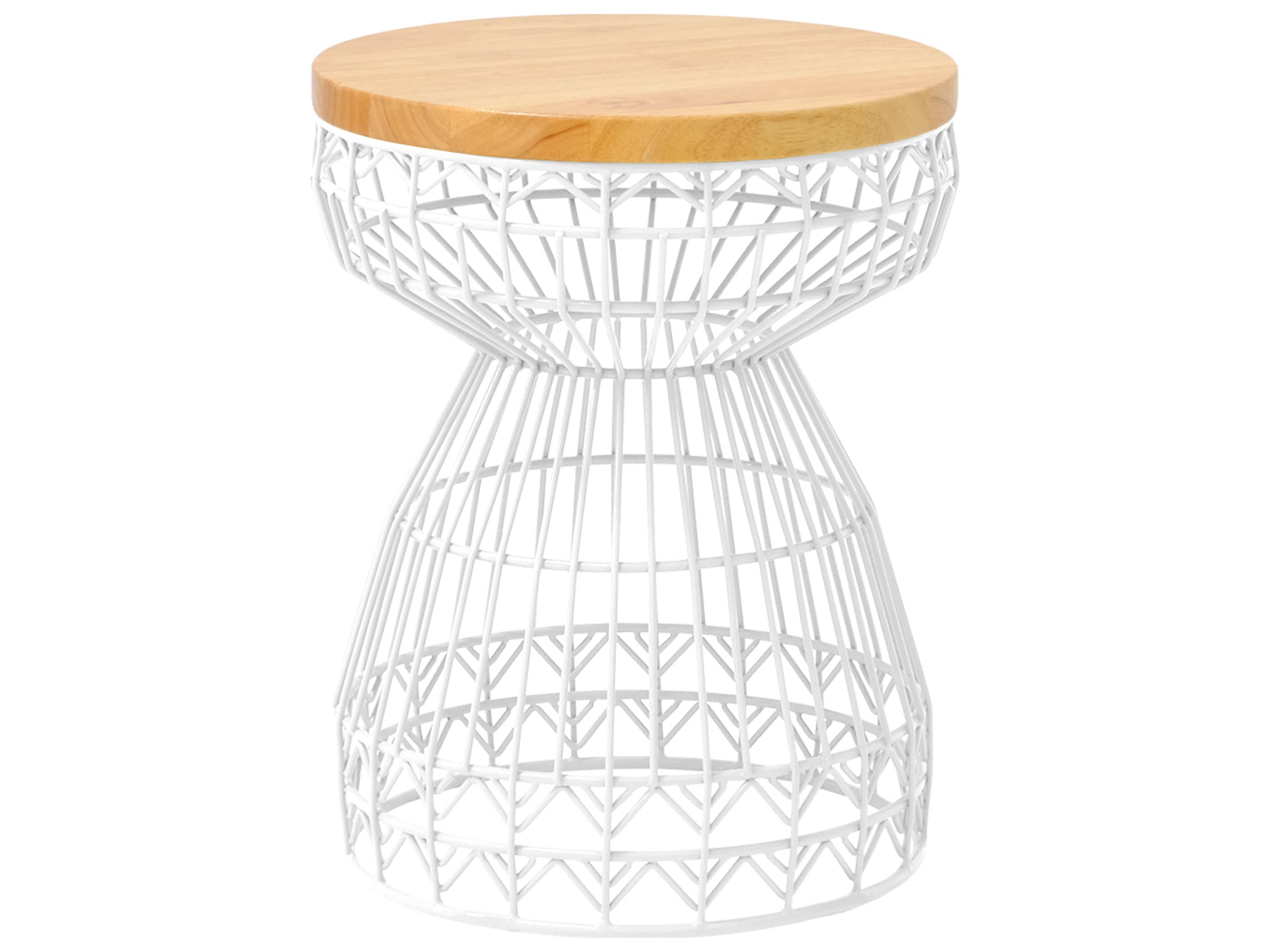 Sweet Galvanized Iron White Dining Chair