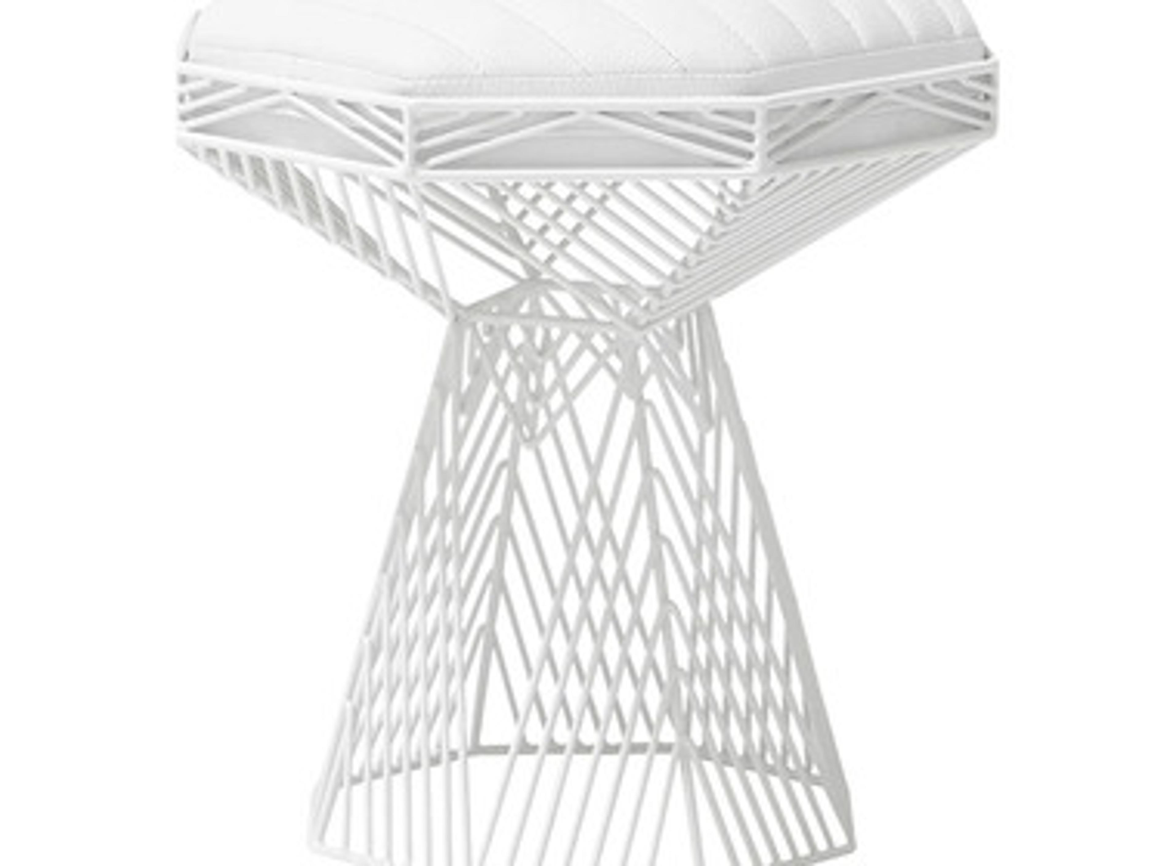 Bend Goods Outdoor Switch Table & Stool Seat Pad in White