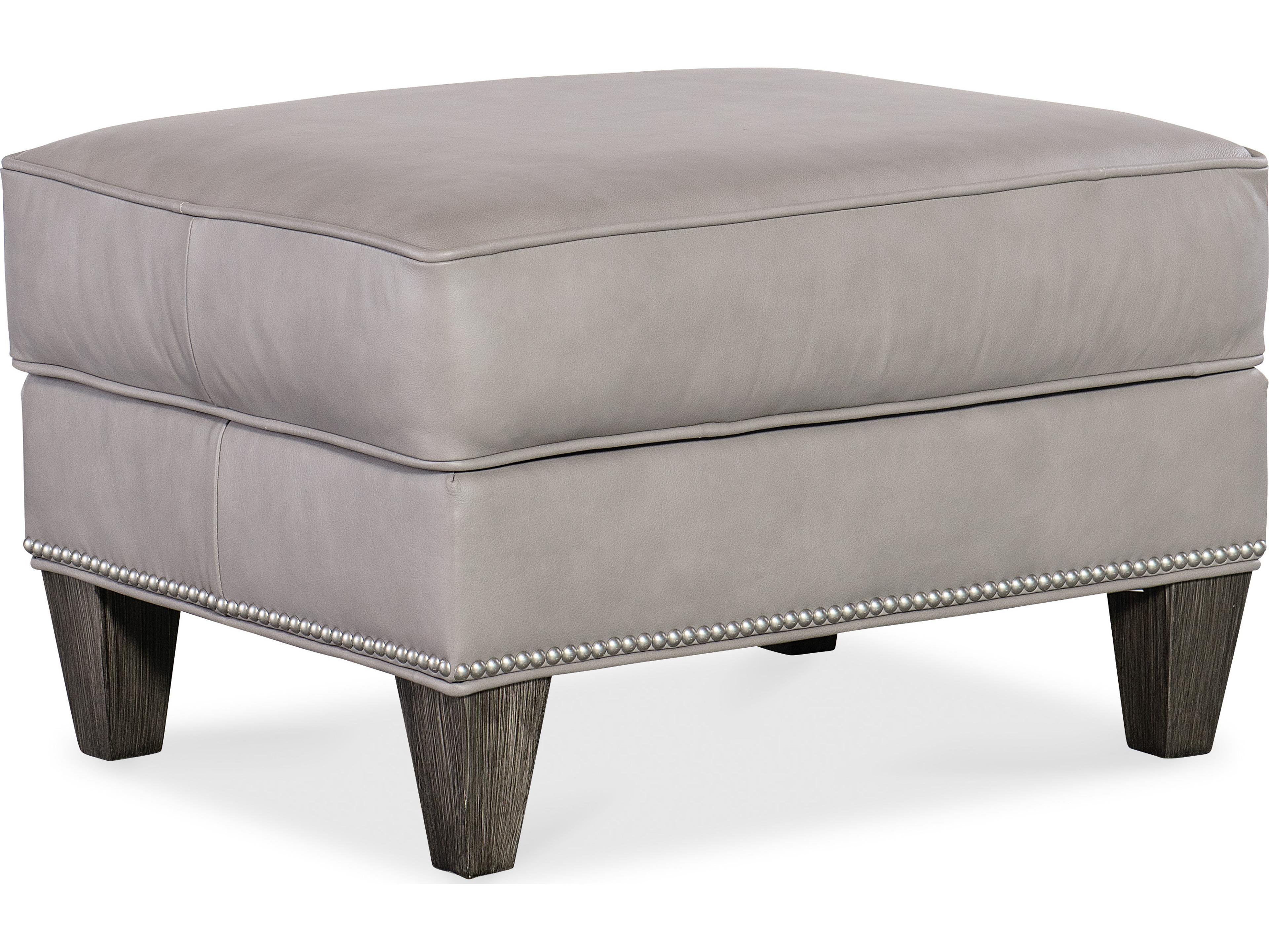Bradington Young Christopher Leather Ottoman