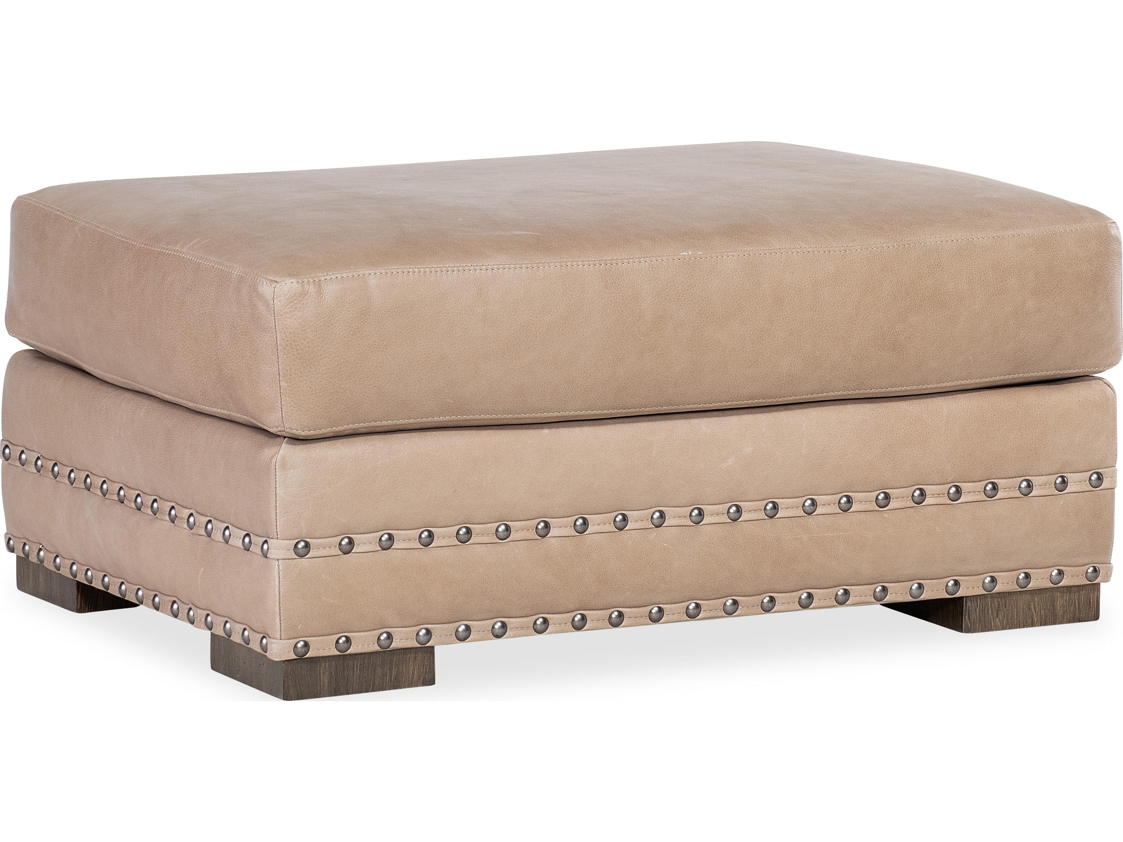 Bradington Young Kempton Leather Ottoman