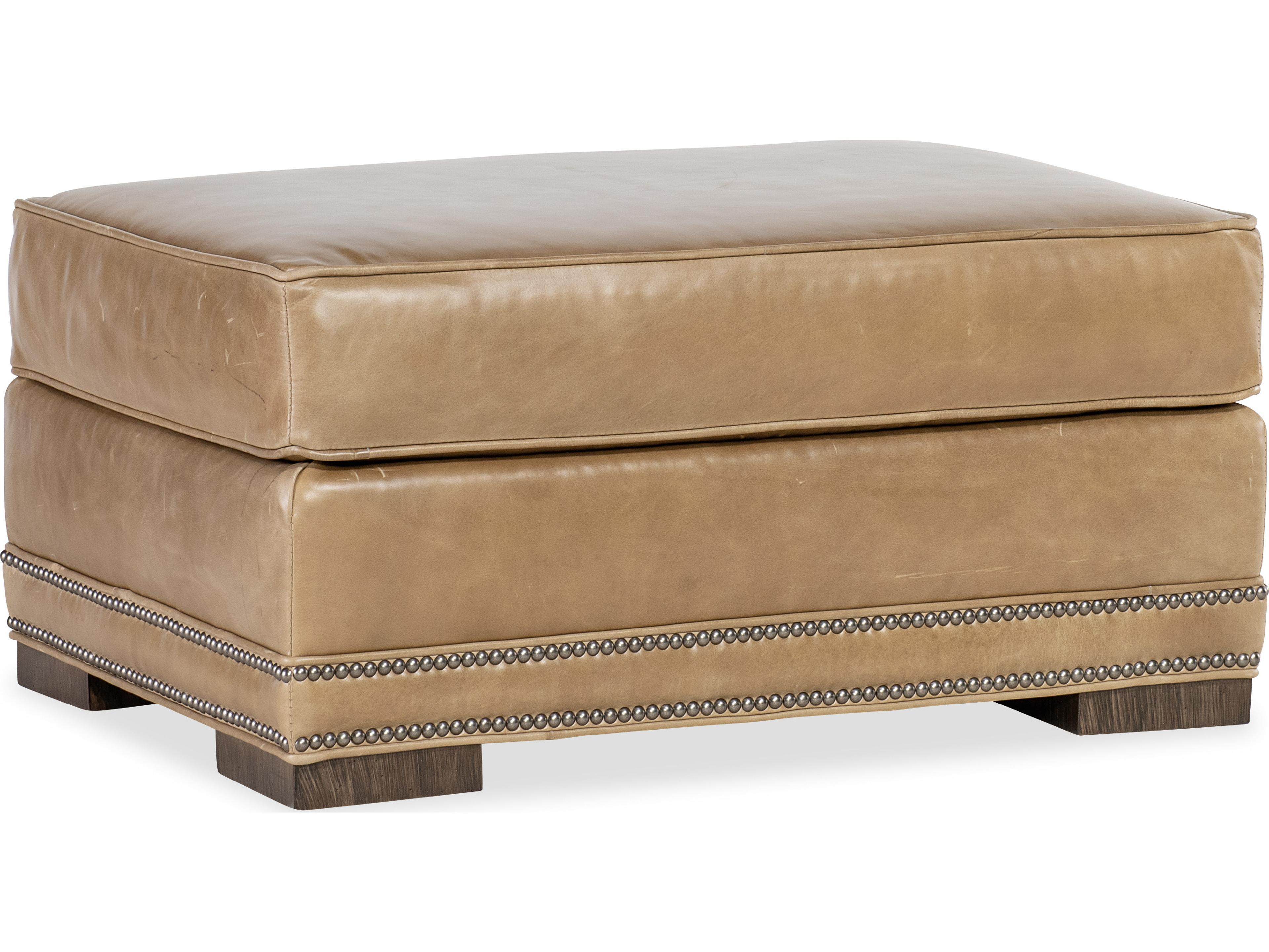 Bradington Young Ellary Leather Ottoman