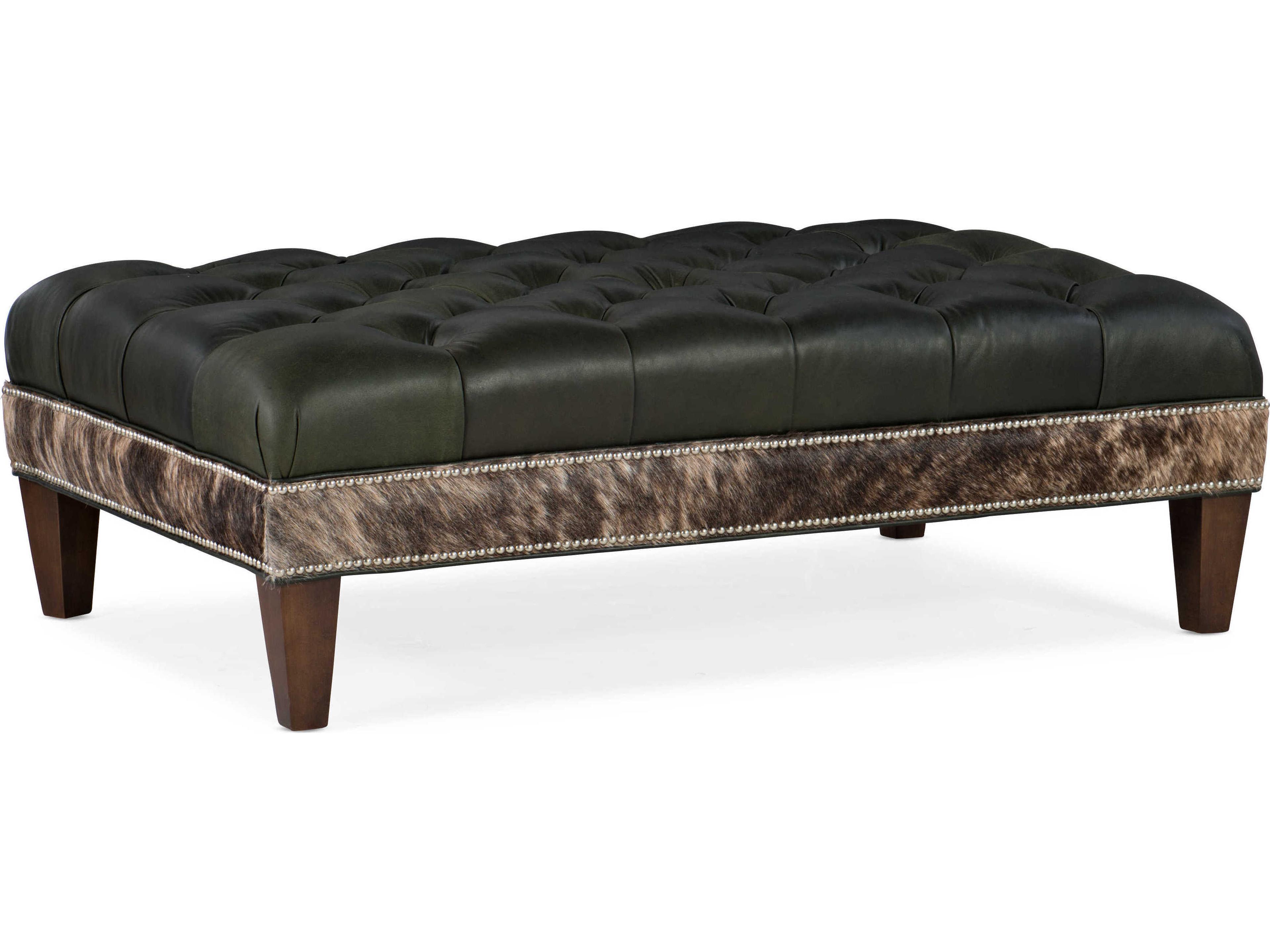 Bradington Young Leather Ottoman