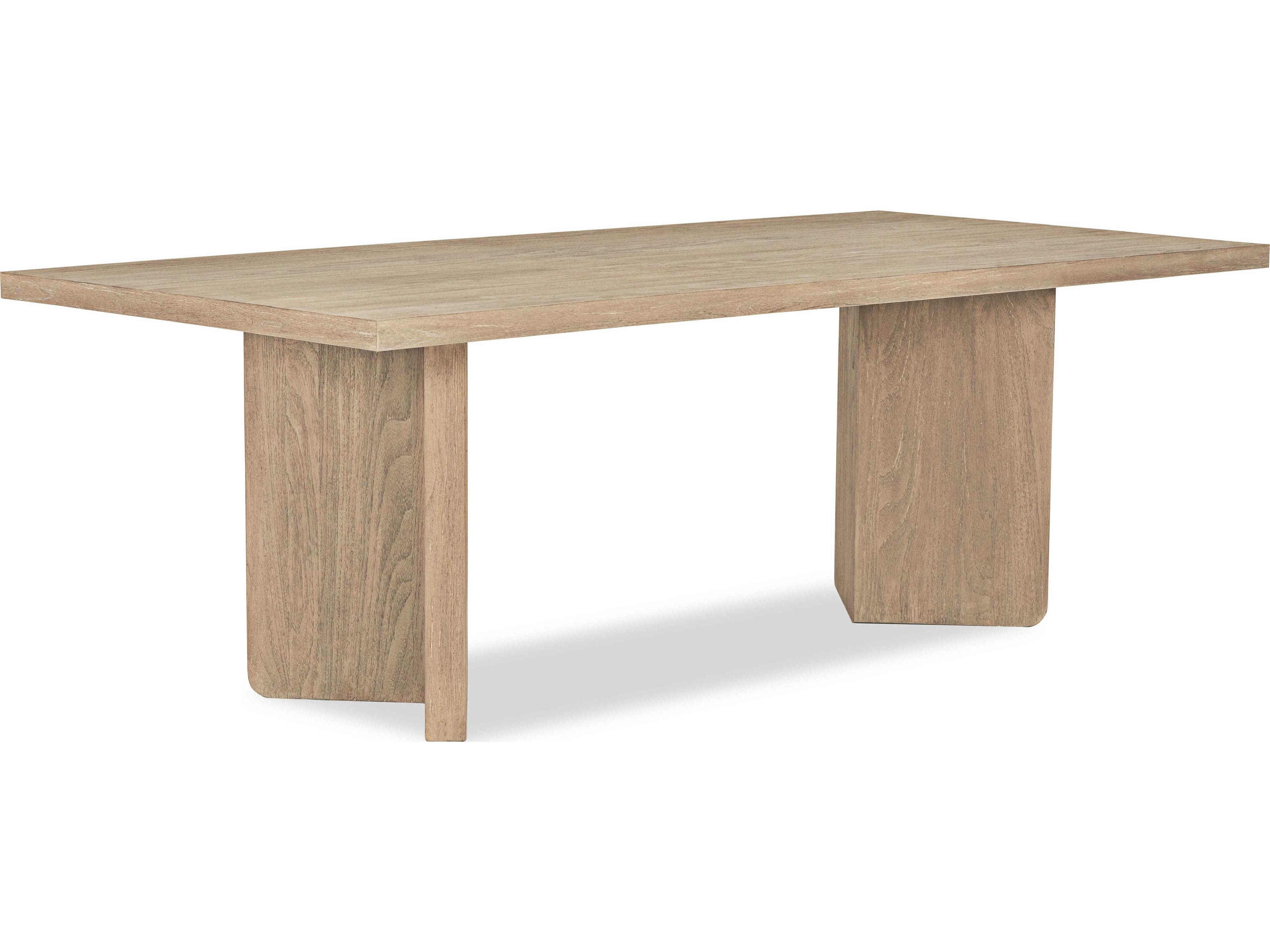 Brownstone Curran Rectangular Wood Beach Dining Table