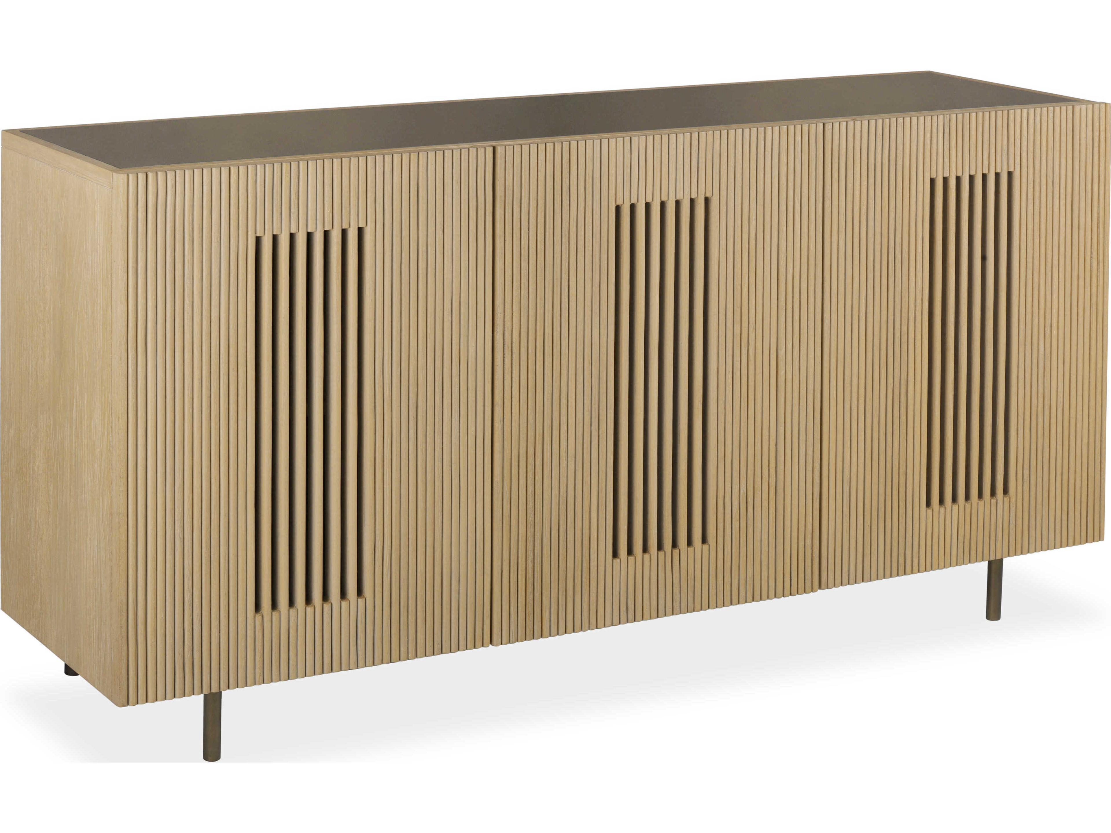 Brownstone Lamar 66" Teak Wood Beach Sideboard