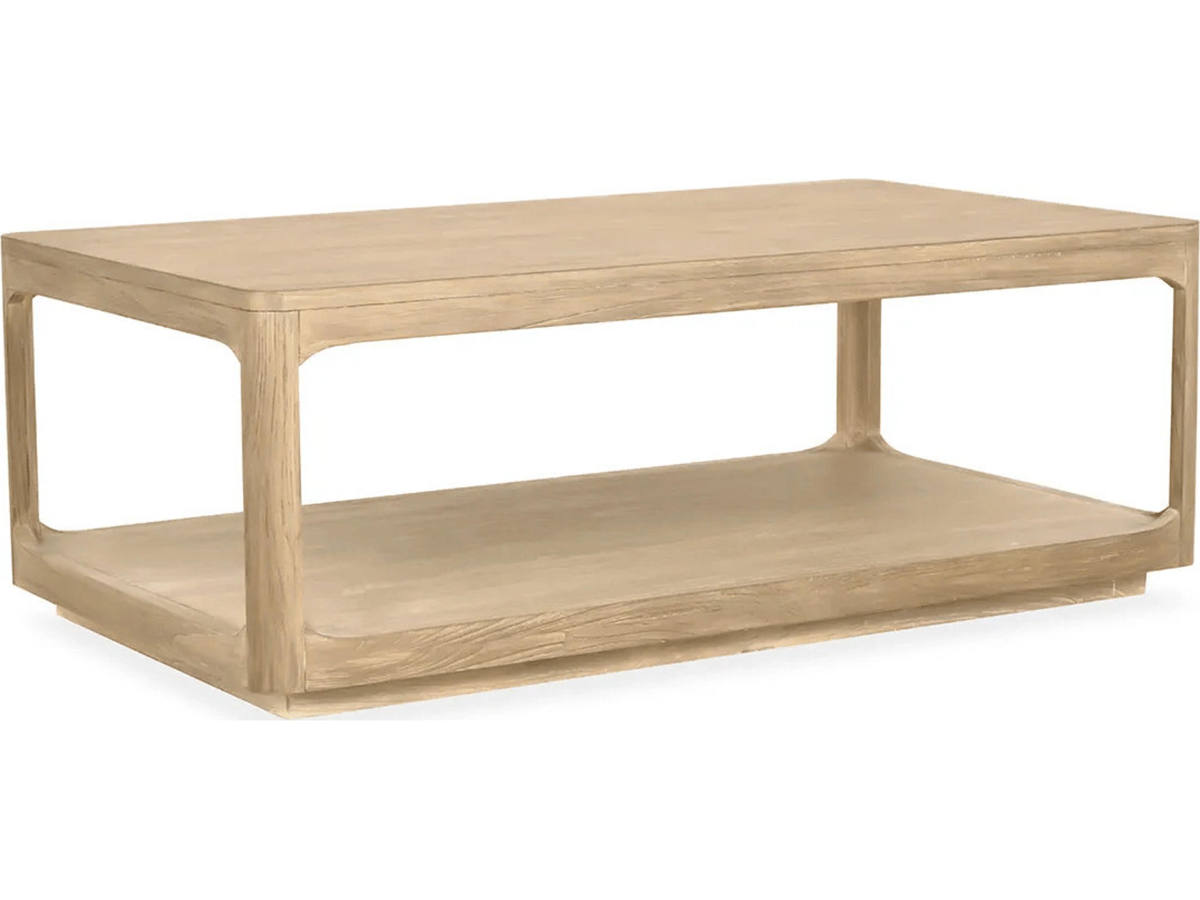 Brownstone Messina Rectangular Wood Beach Coffee Table