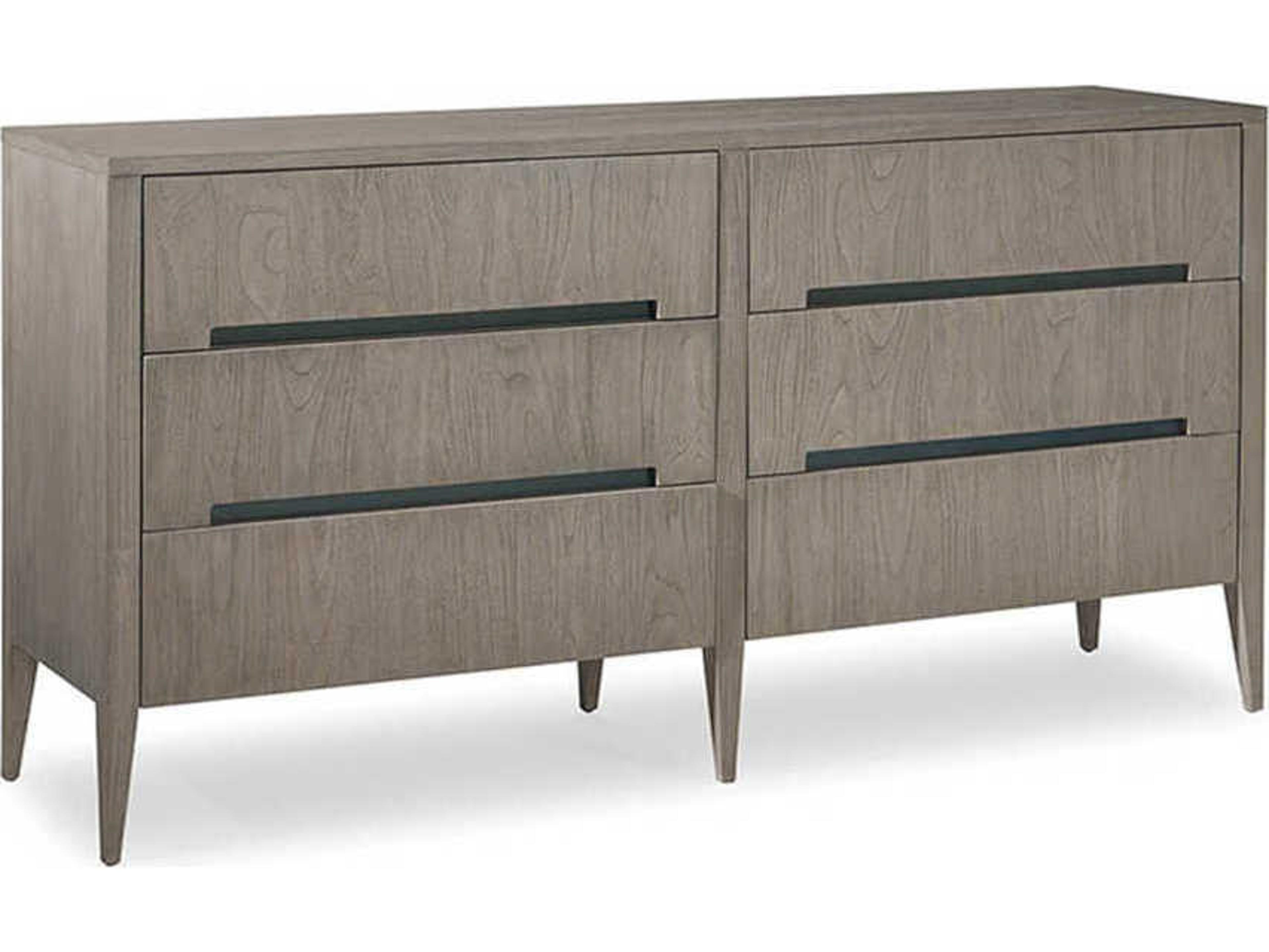Brownstone Palmer 6-Drawers Brown Double Dresser