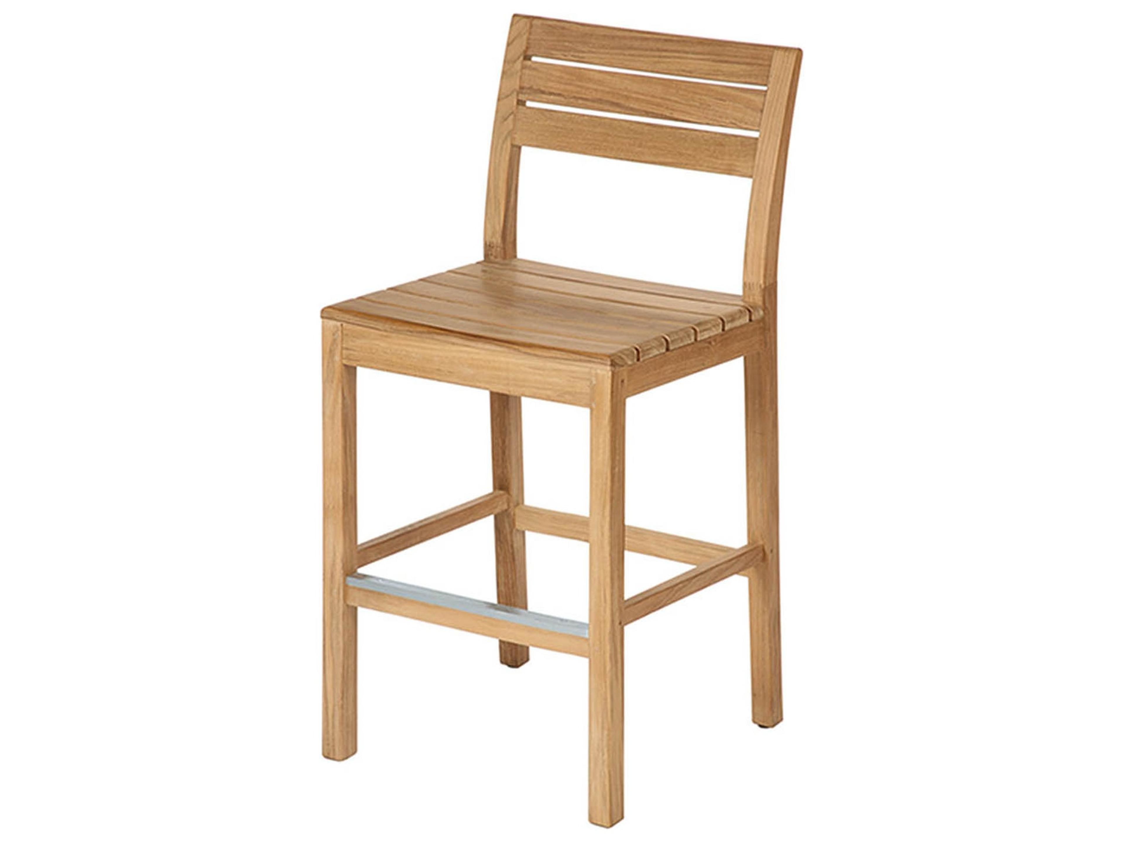 Barlow Tyrie Bermuda Counter Stool - Natural Teak