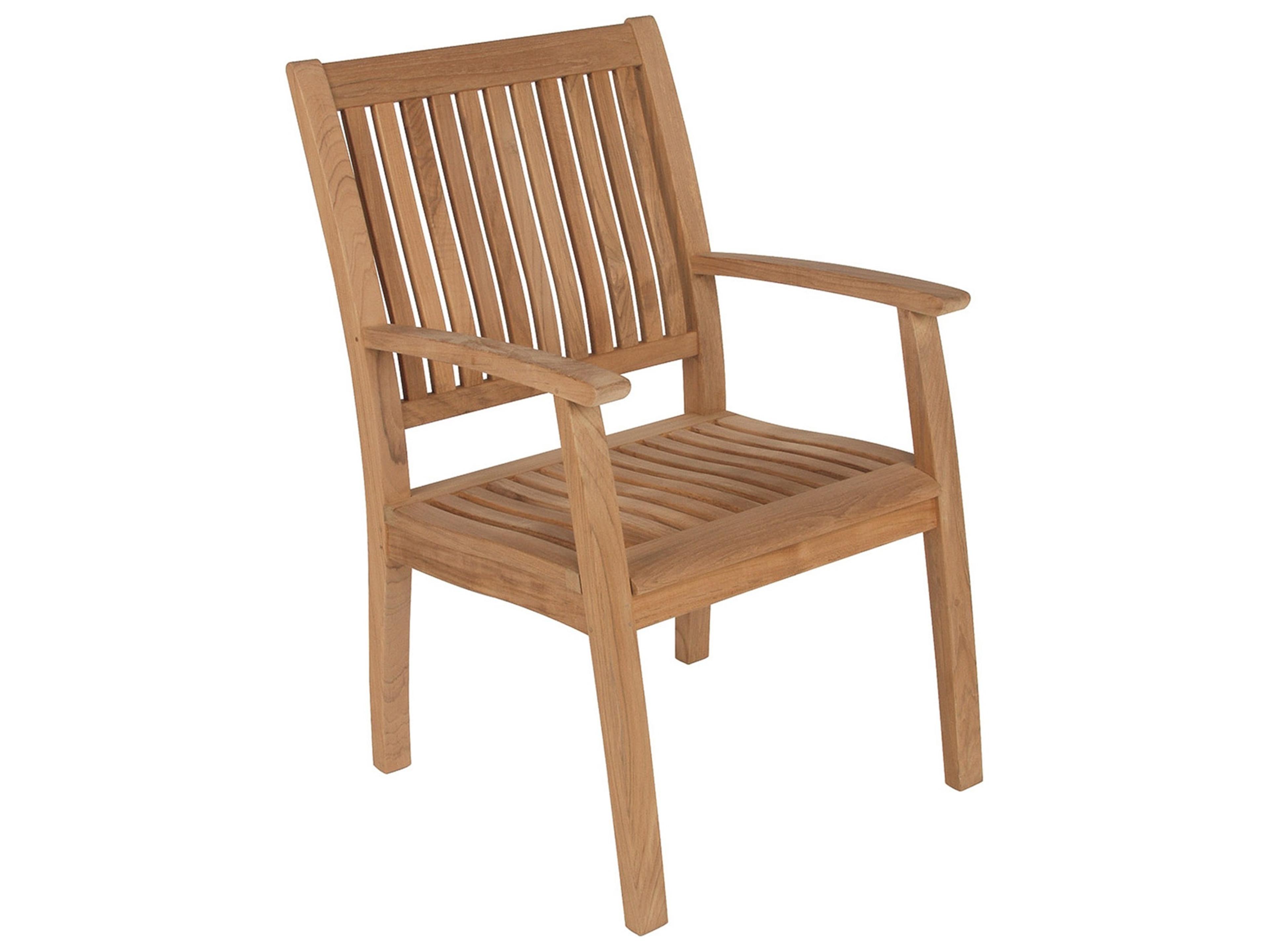 Barlow Tyrie Monaco Dinign Arm Chair - Natural Teak