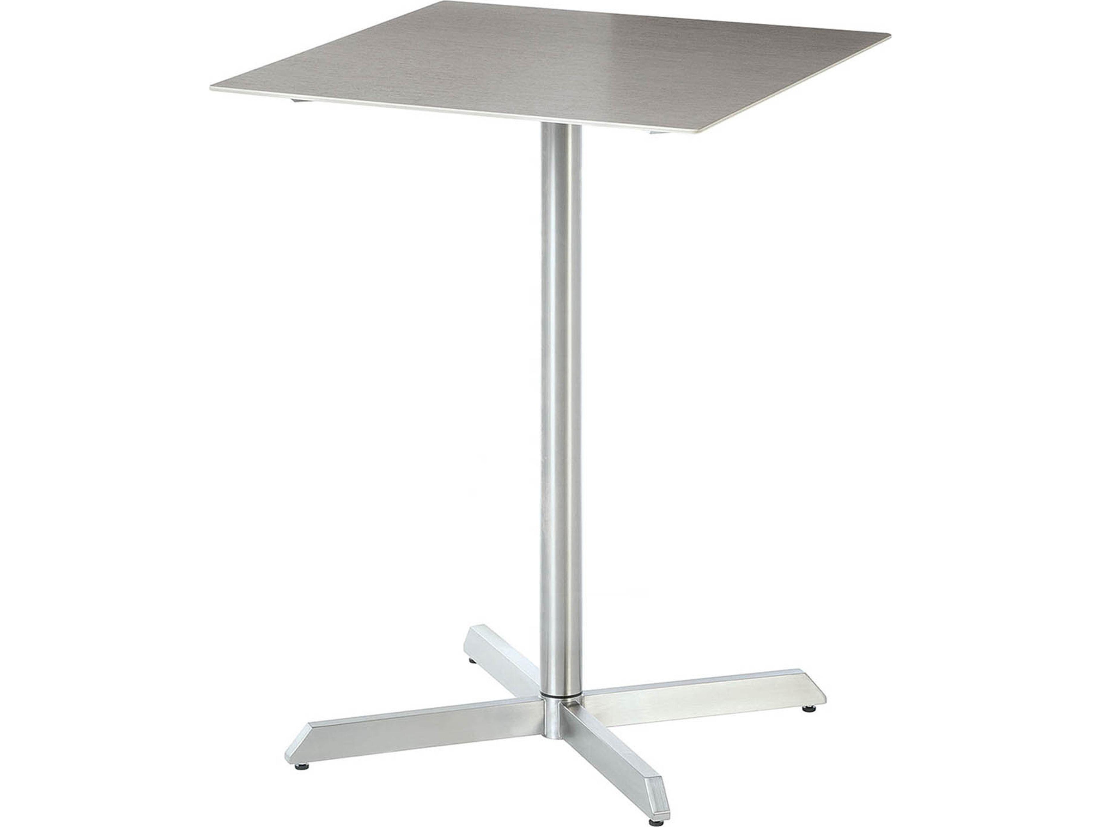 Barlow Tyrie Equinox Bar Table Stainless Steel Ash Ceramic