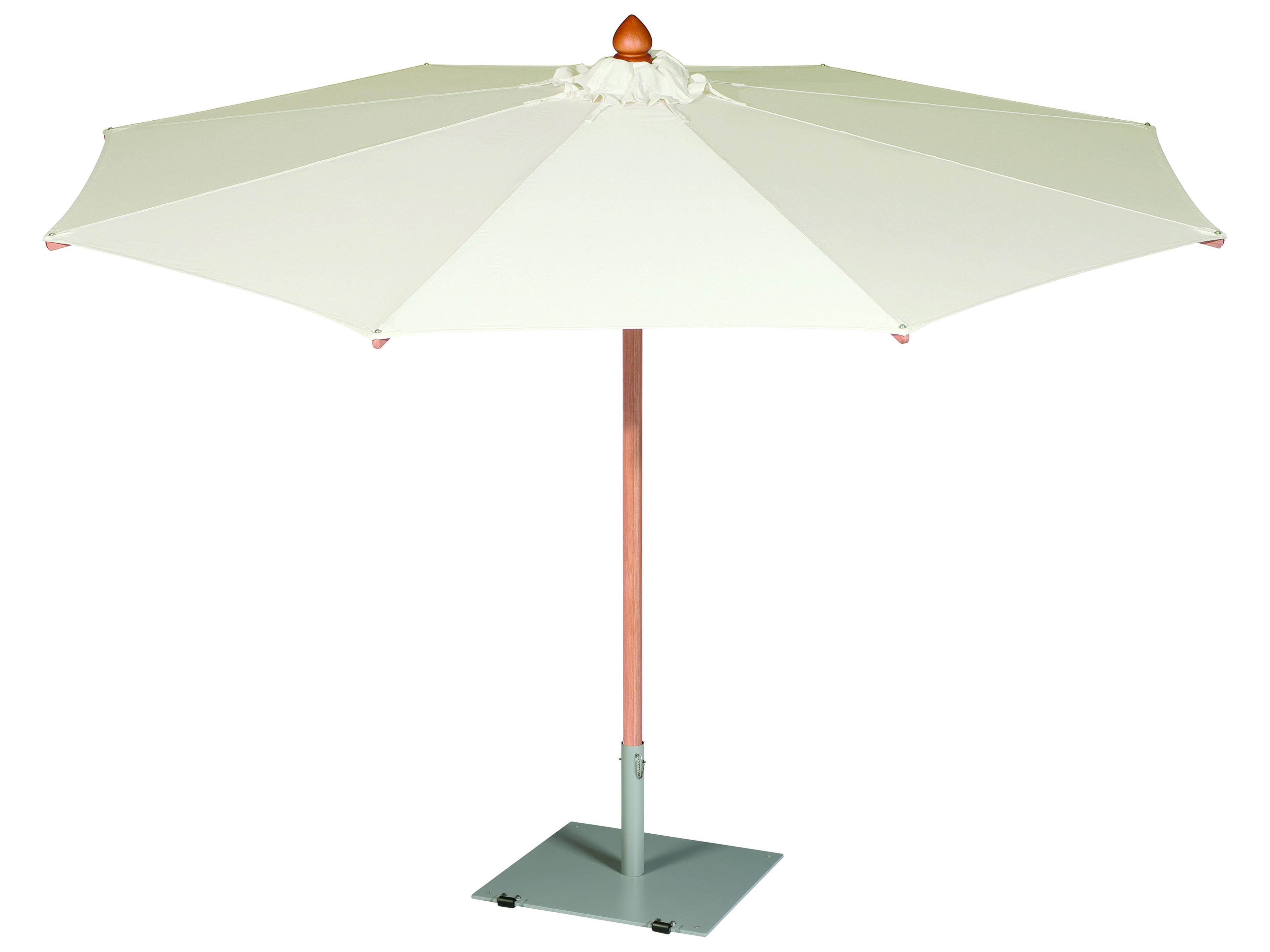 Barlow Tyrie Napoli Umbrella  Canvas Sunbrella(R)  138"W x 138"D x 106"H  2.5" Pole
