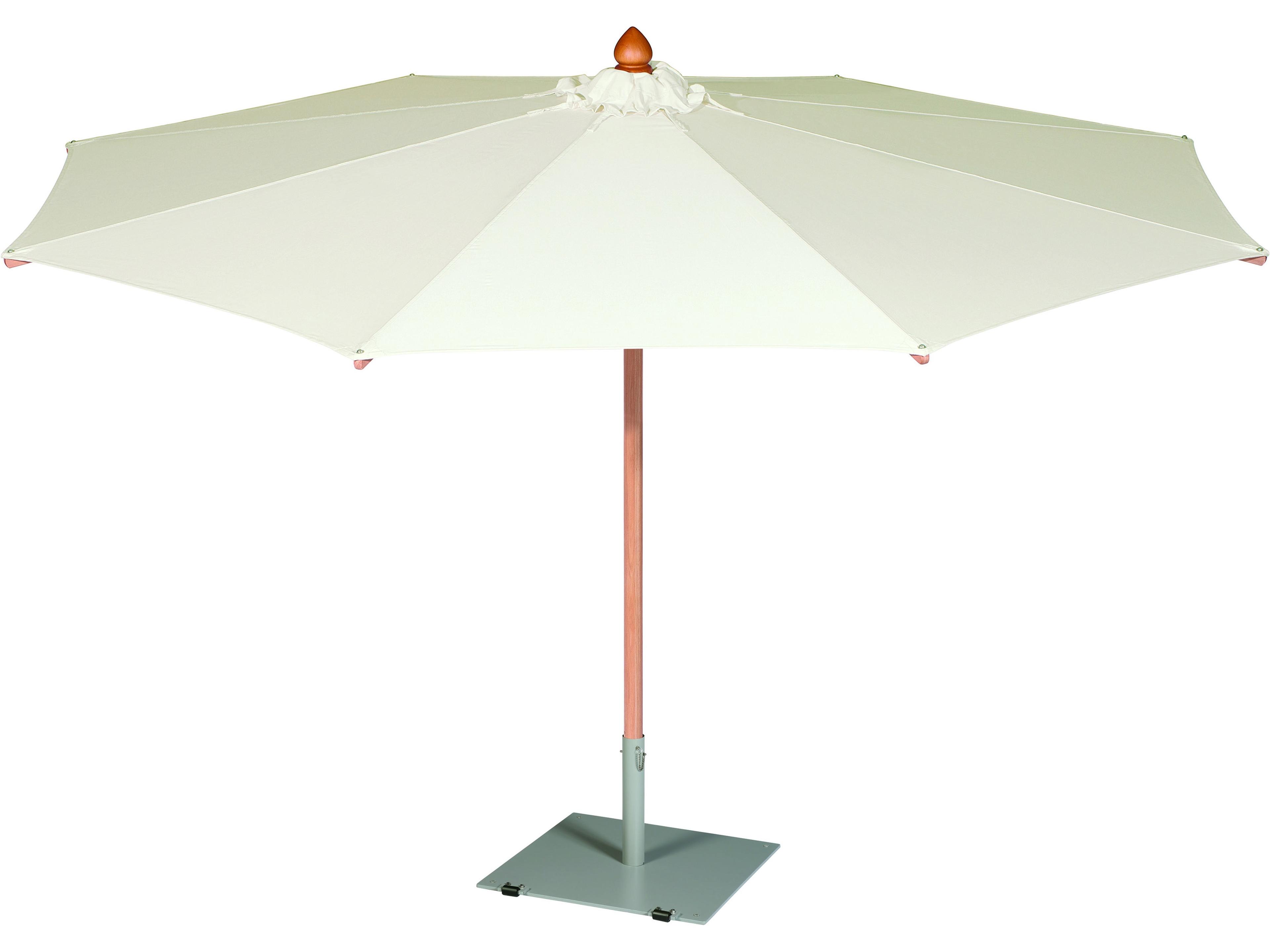 Barlow Tyrie Napoli Umbrella  Canvas Sunbrella(R)  159"W x 159"D x 106"H  2.5" Pole