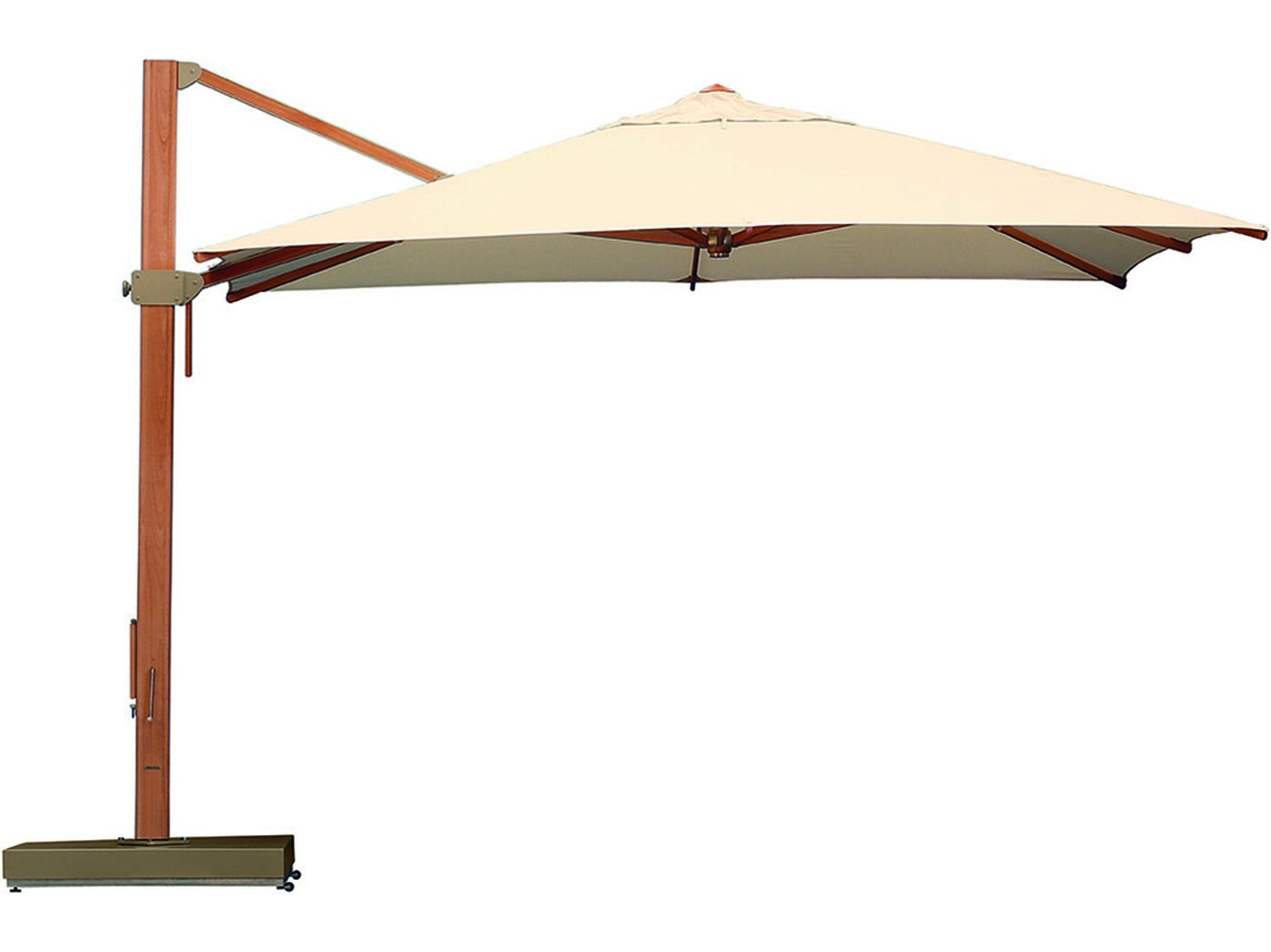 Barlow Tyrie Napoli Cantilever  Canvas Sunbrella(R)  138"W x 138"D x 121"H