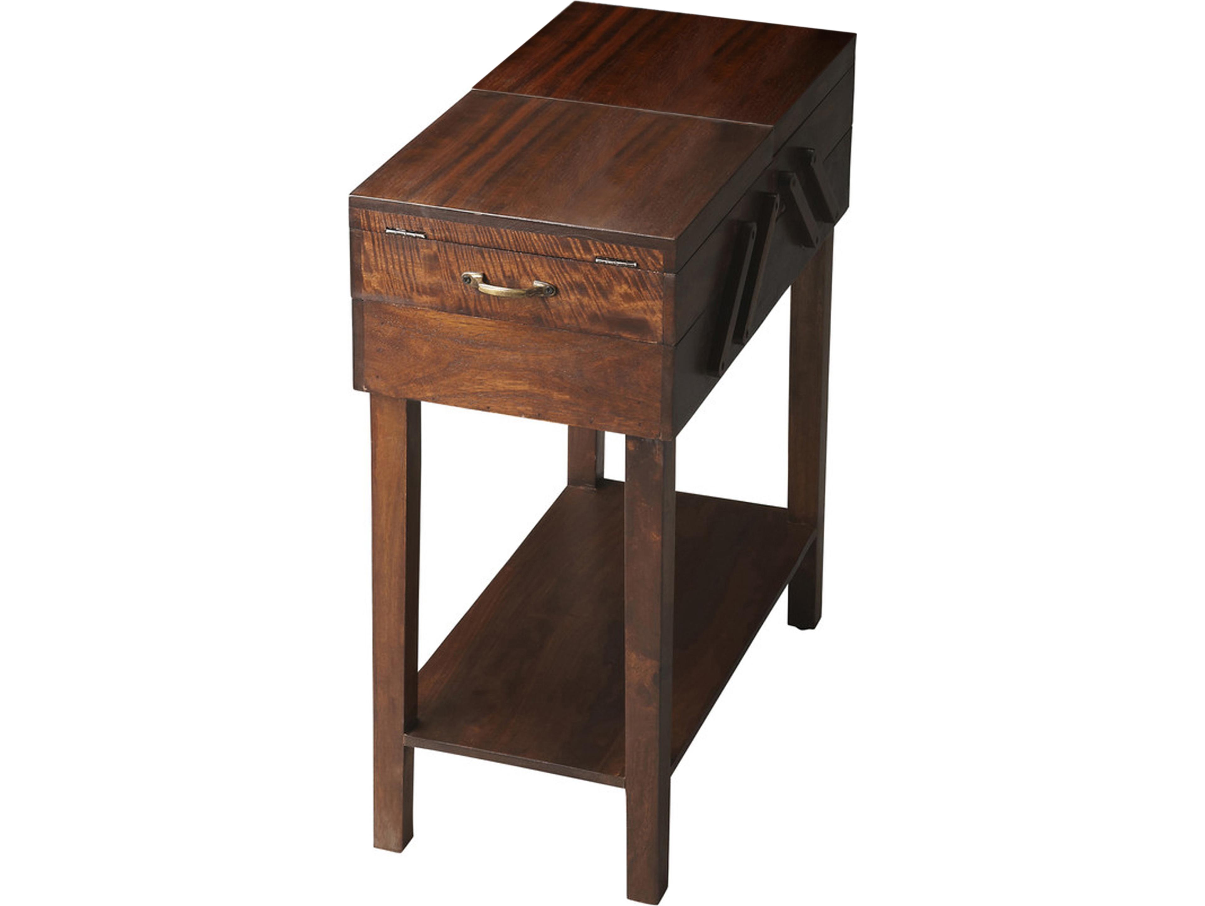 Dirzo Rectangular Wood Modern Expressions End Table