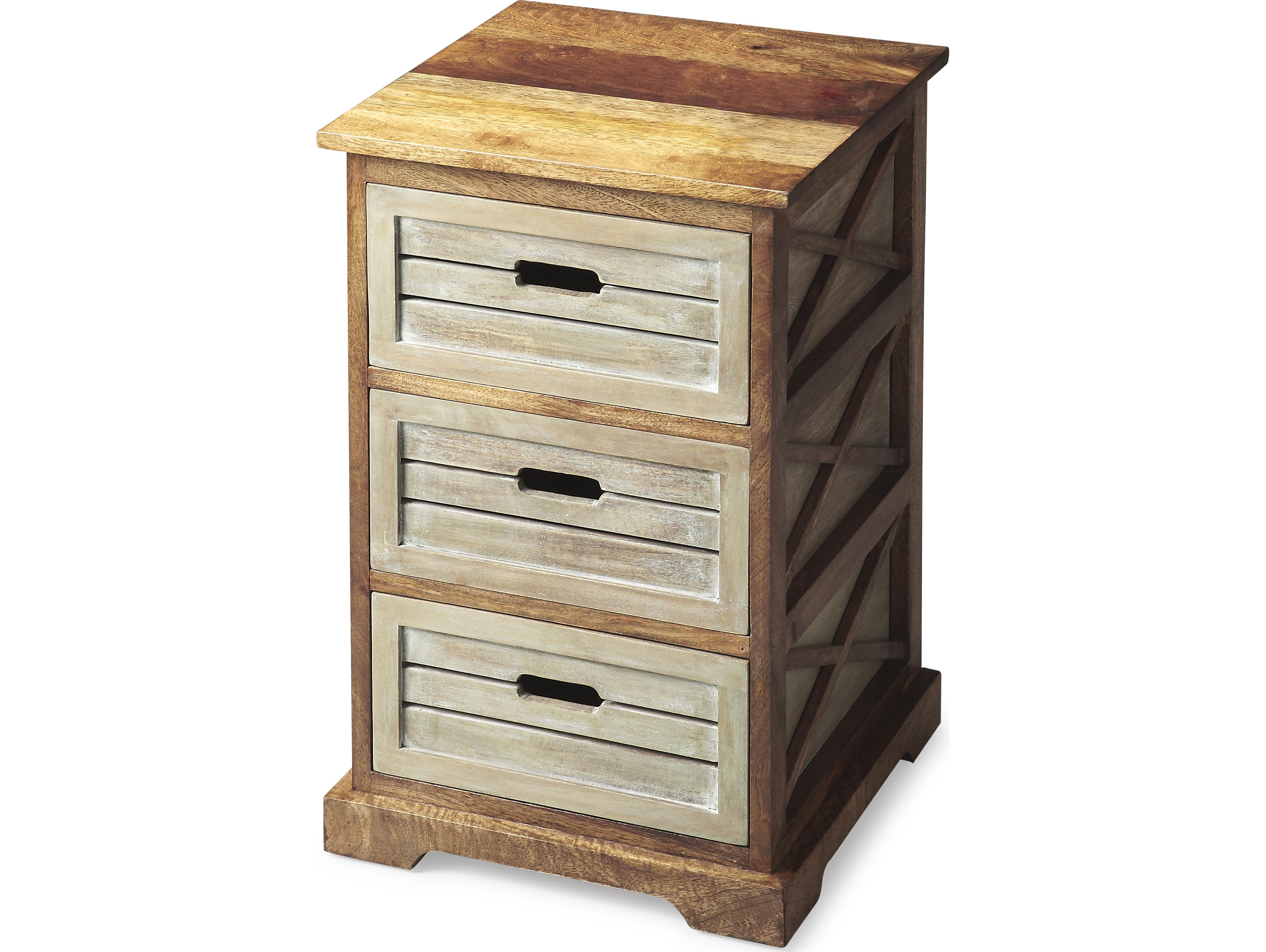 Butler Hayden Modern Expressions Brown Mango Wood Accent Cabinet