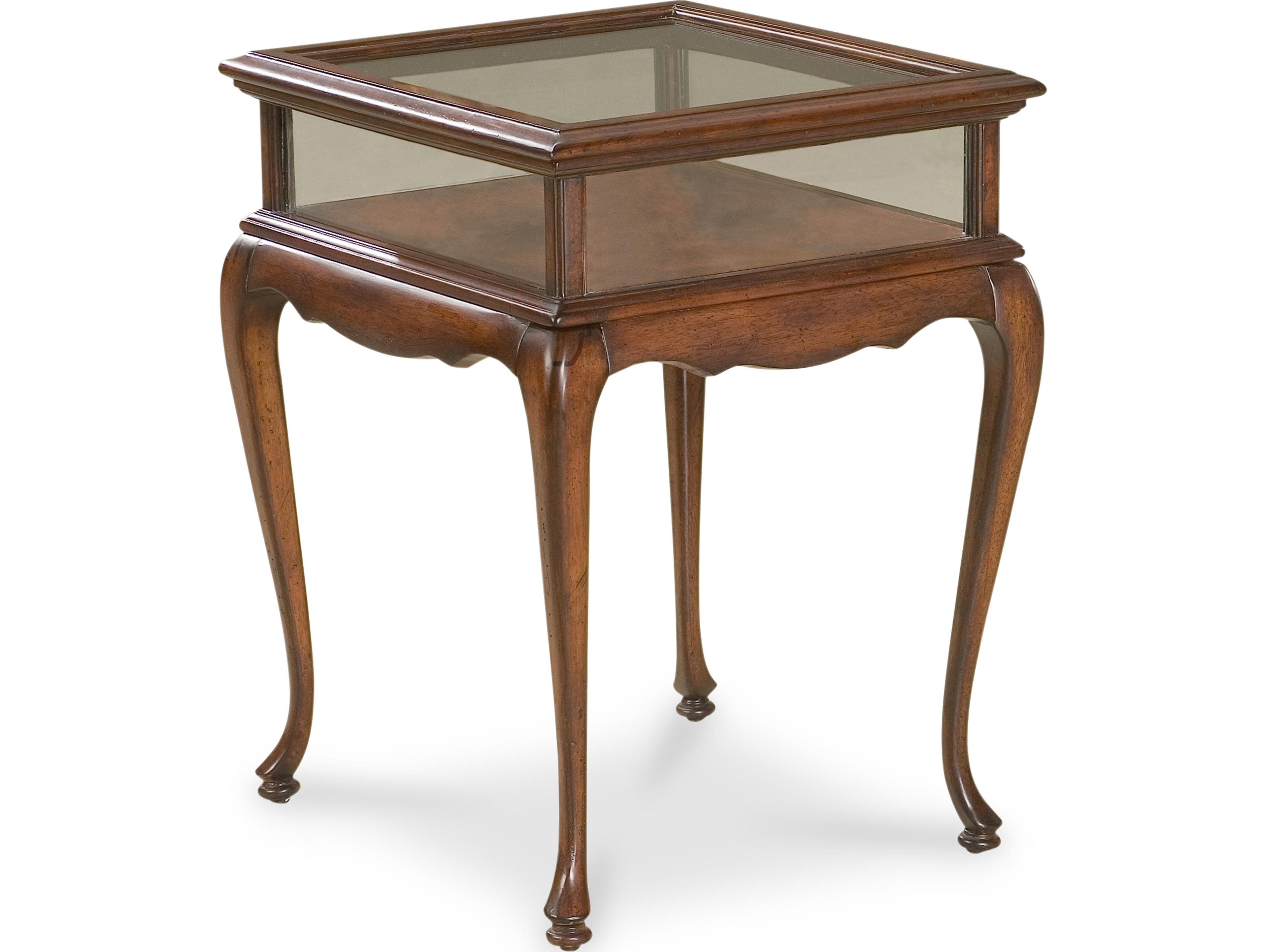 Butler Burton Rectangular Glass Cherry End Table