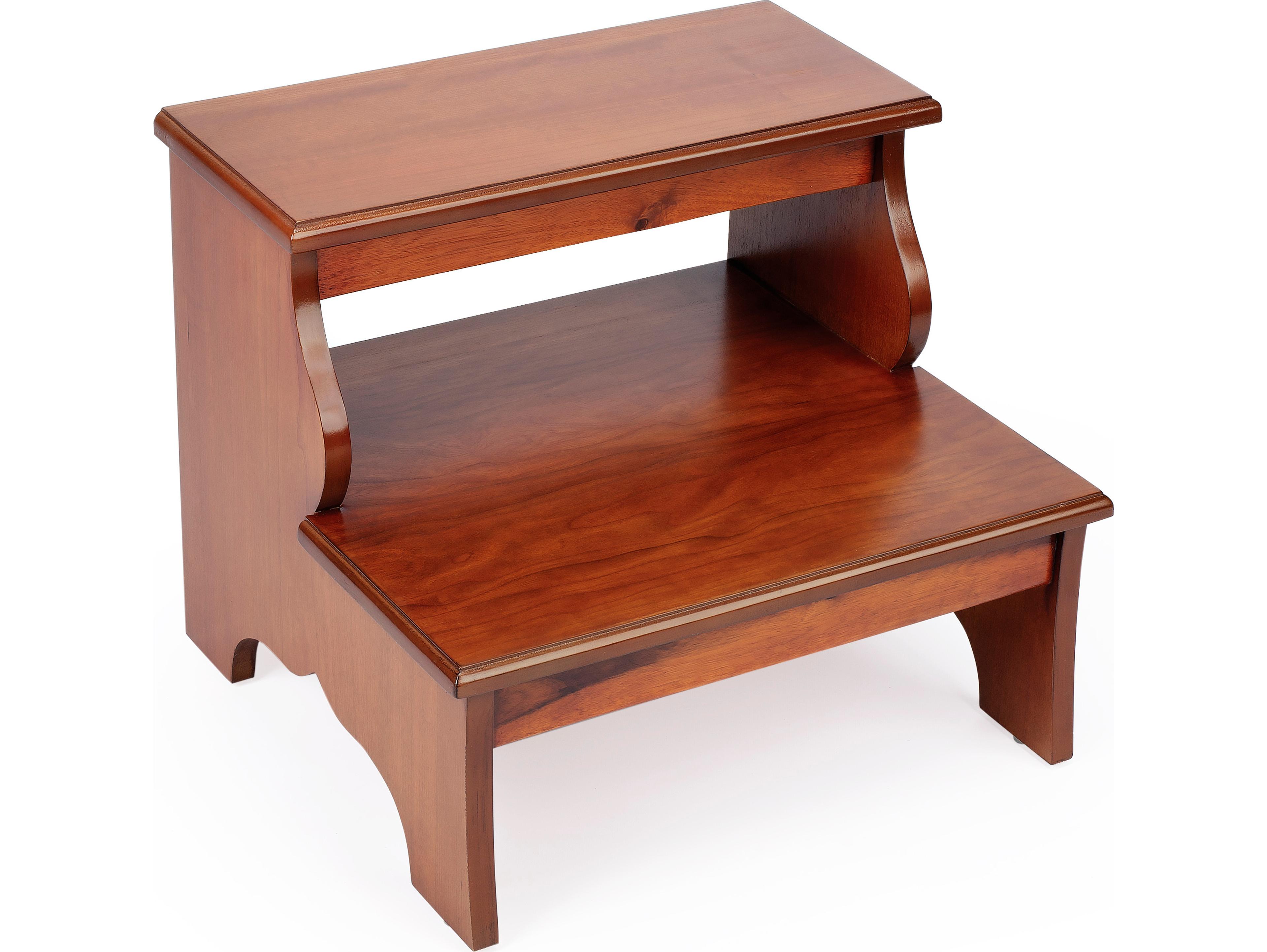 Butler Melrose Olive Ash Brown Accent Stool