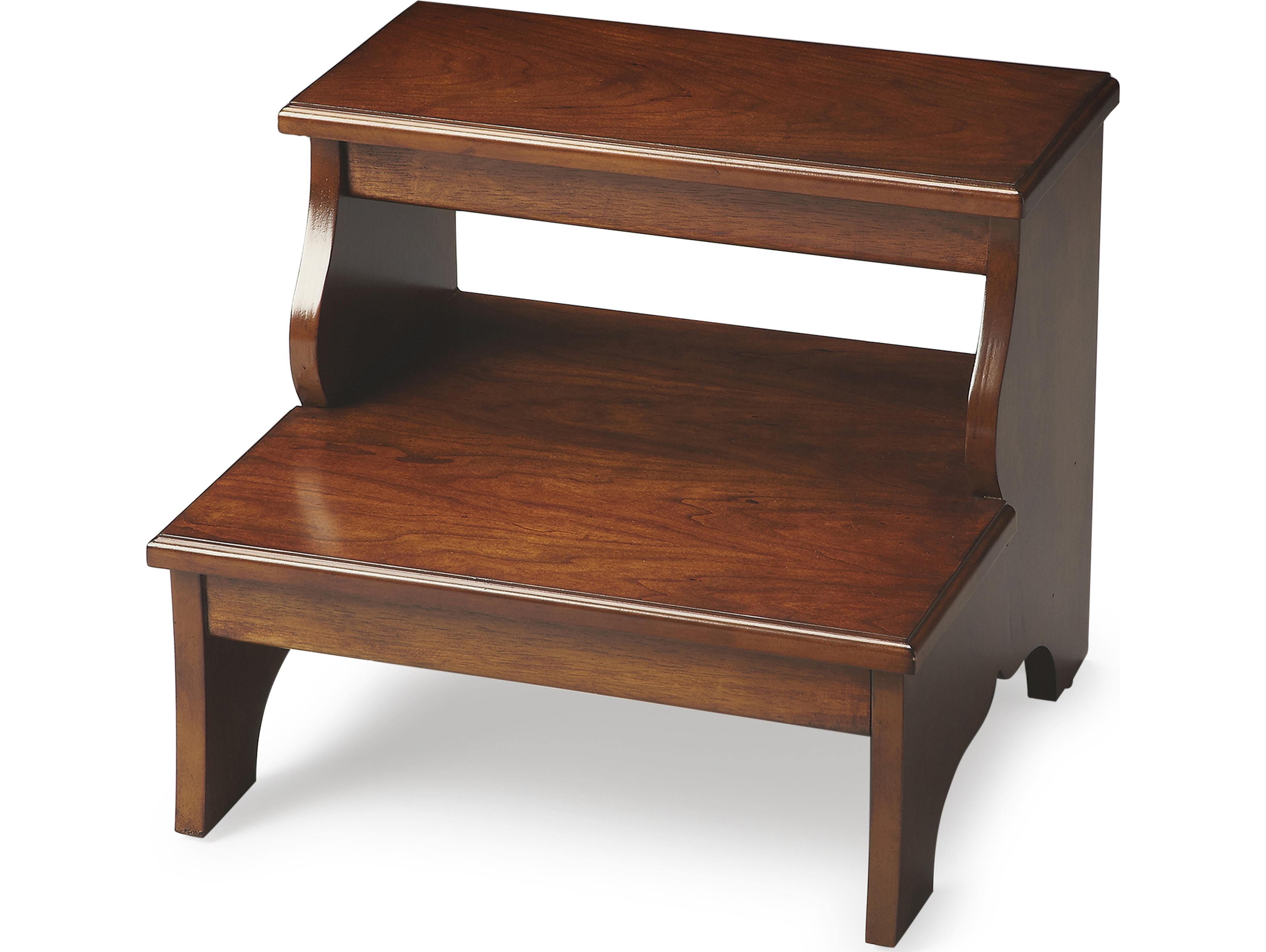 Butler Melrose Chestnut Burl Brown Accent Stool