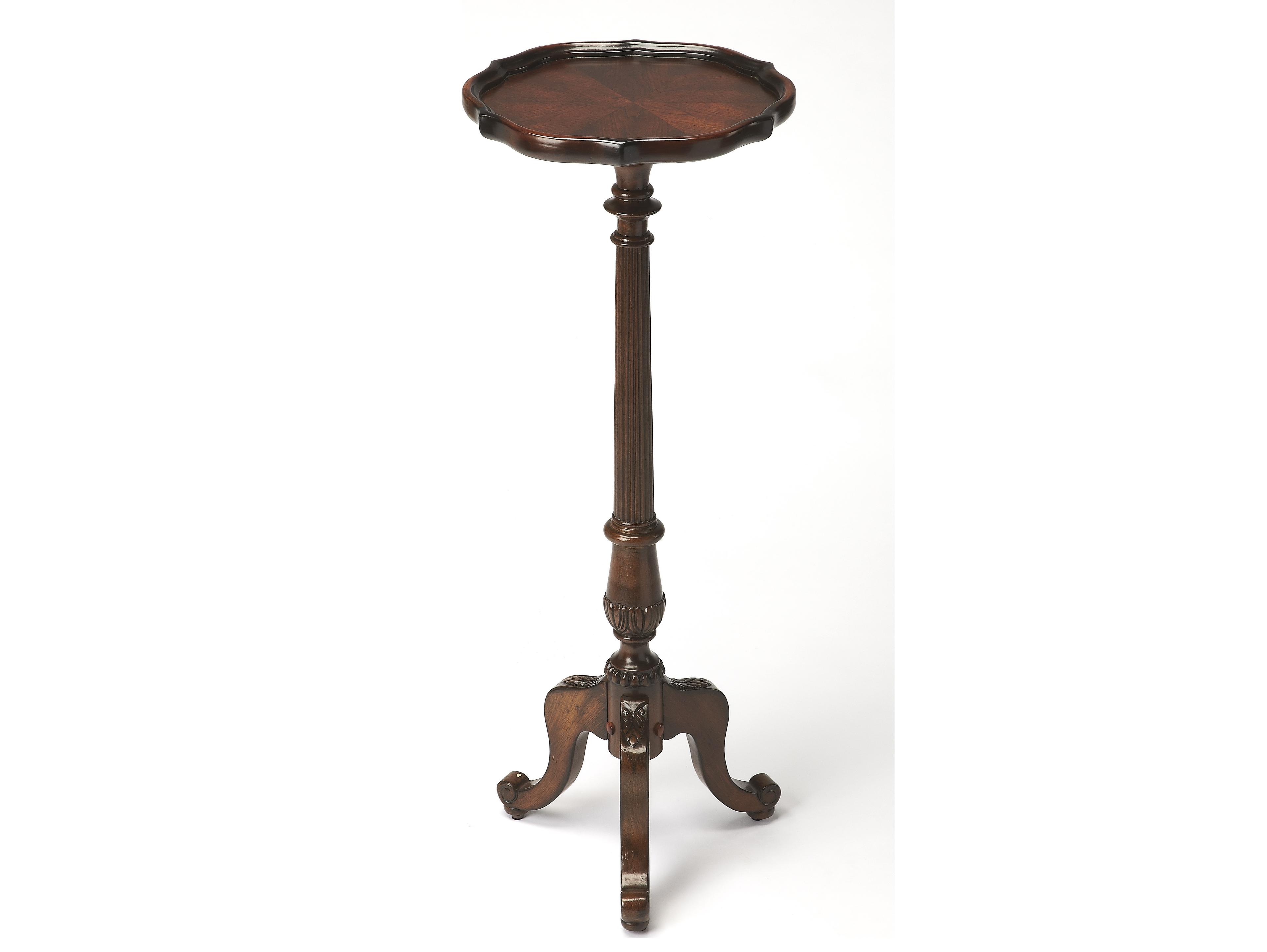 Butler Chatsworth Round Wood Cherry End Table