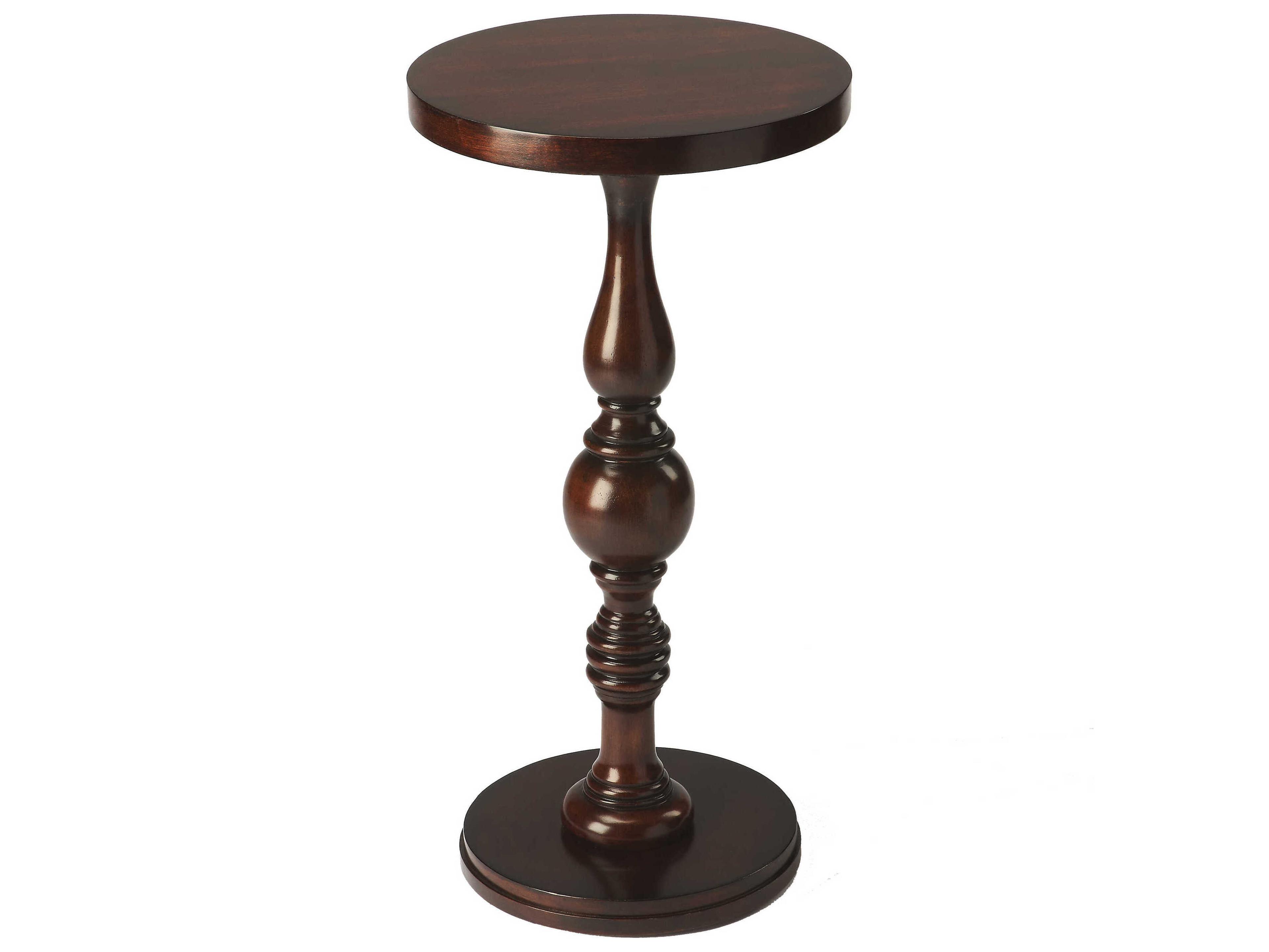 Butler Camilla Round Wood Cherry End Table