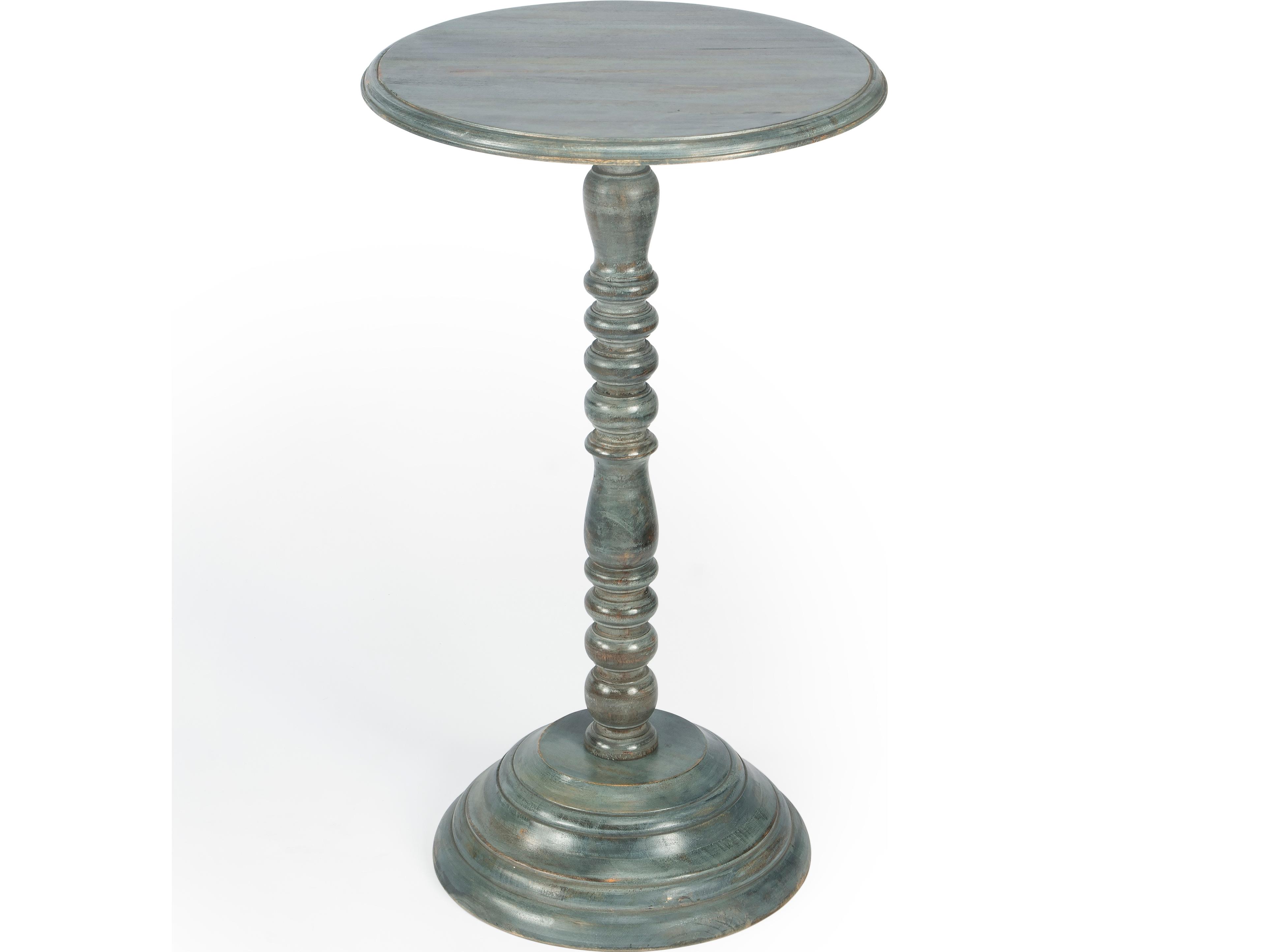 Butler Dani Round Wood Artifacts End Table