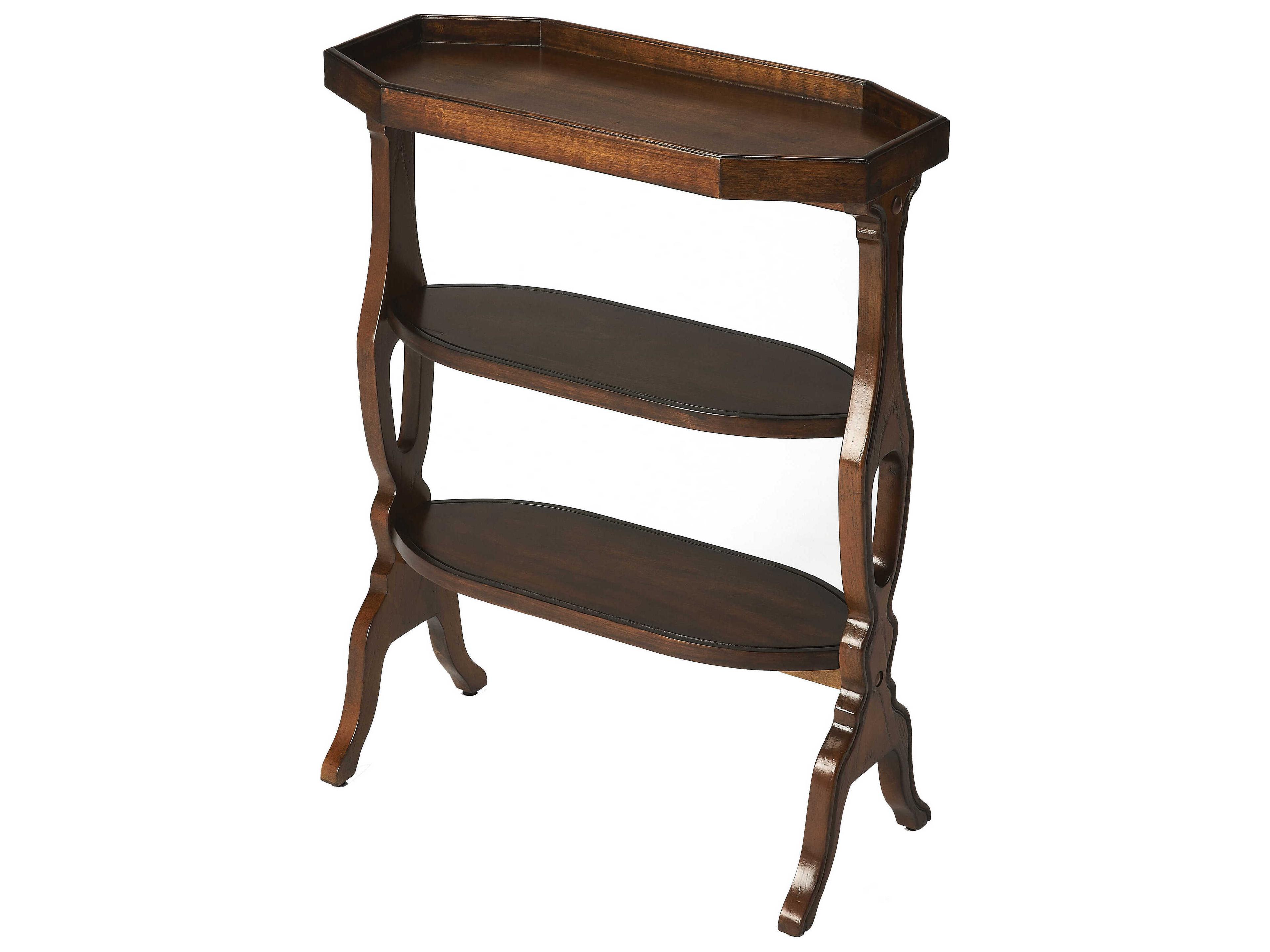 Butler Hadley Octagon Wood Cherry End Table