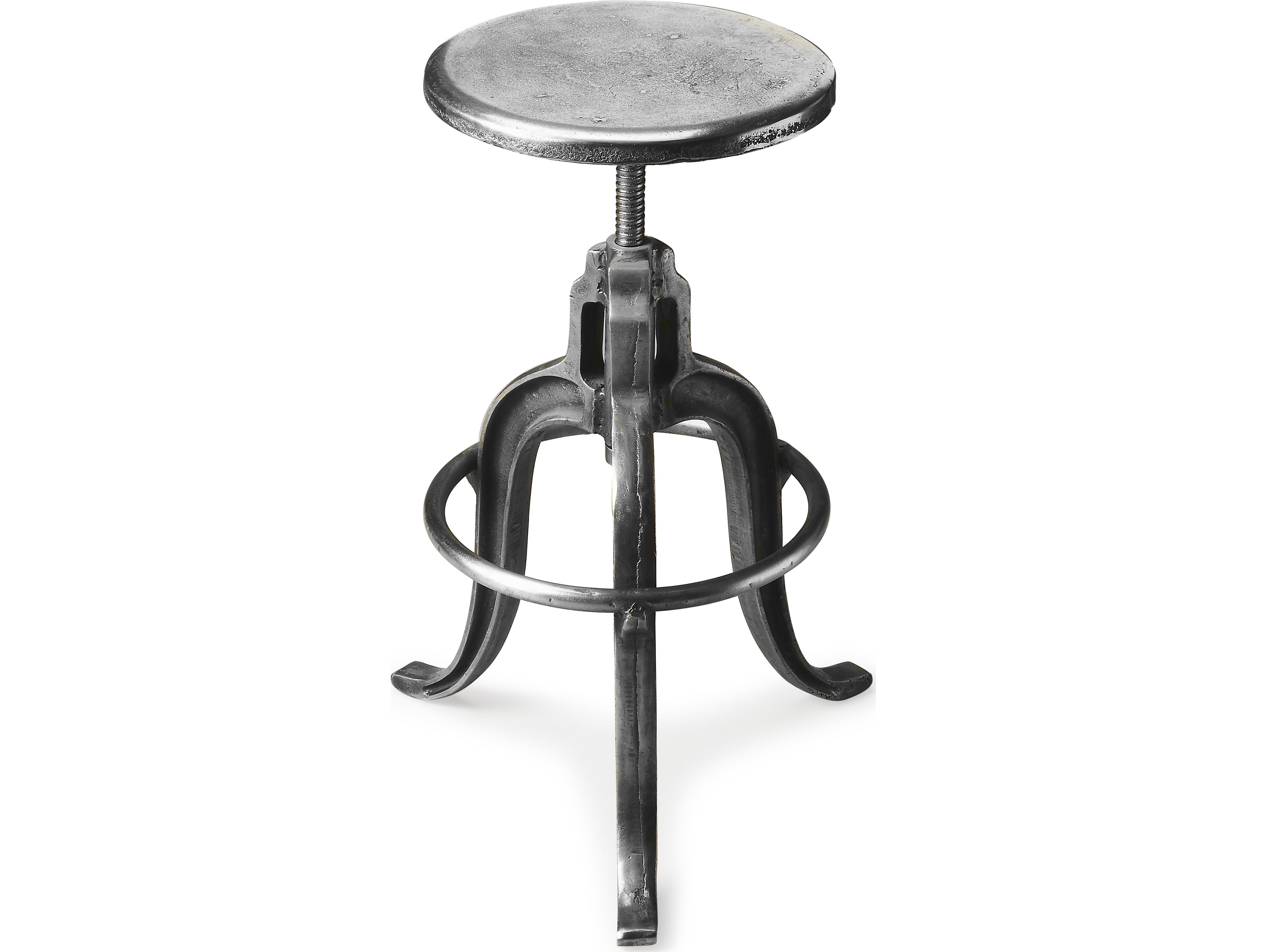 Butler Parnell Metalworks Adjustable Bar Stool