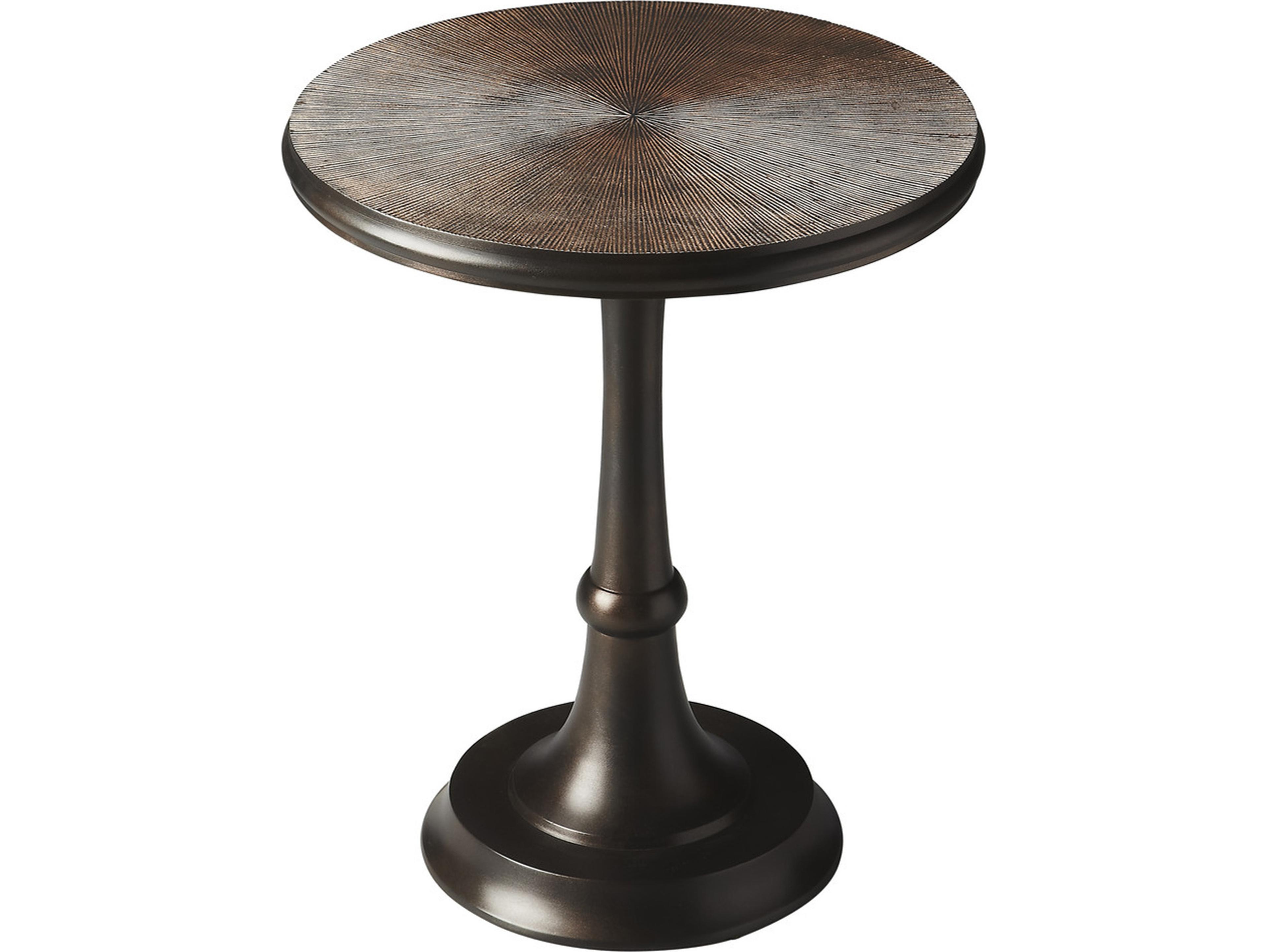 Butler Beaumont Round Metalworks End Table